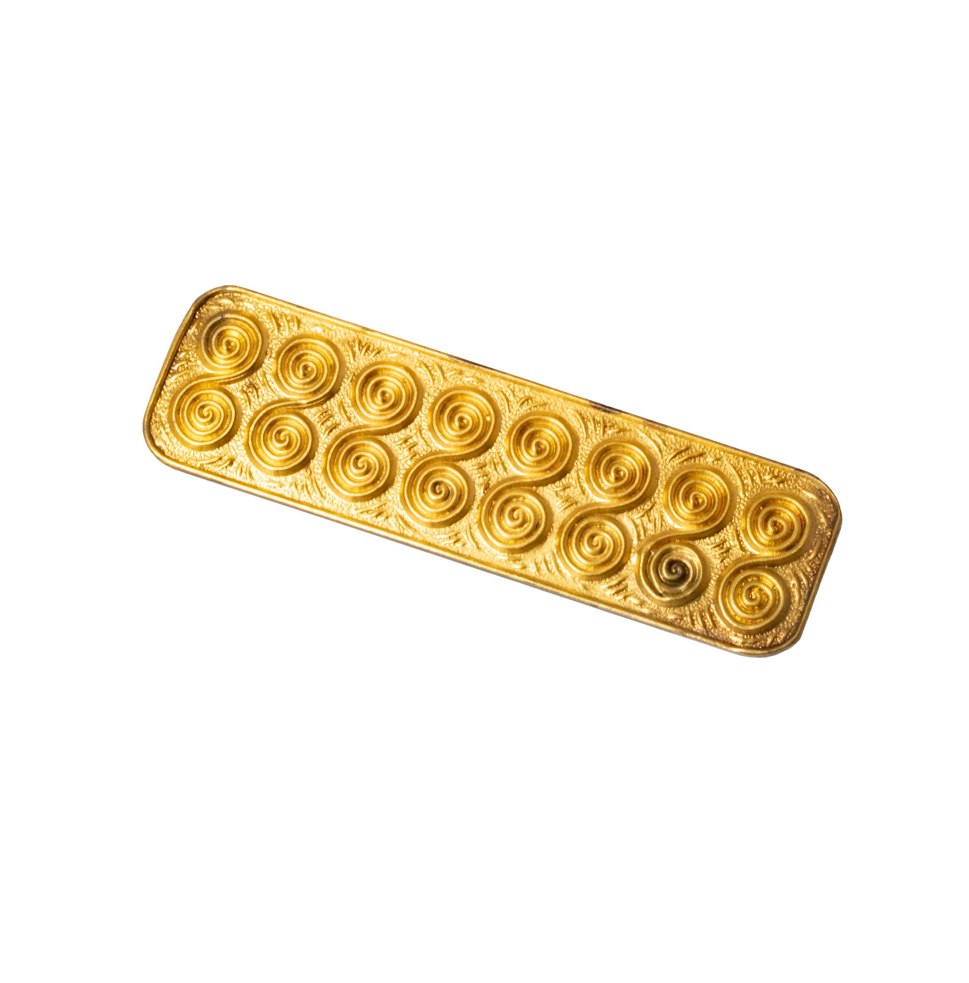 Ilias Lalaounis Silver Bar Brooch