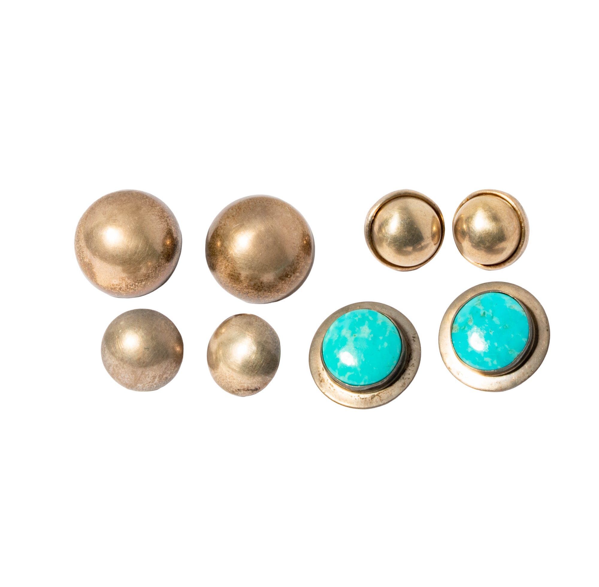 Four Pairs of Sterling Silver Earrings