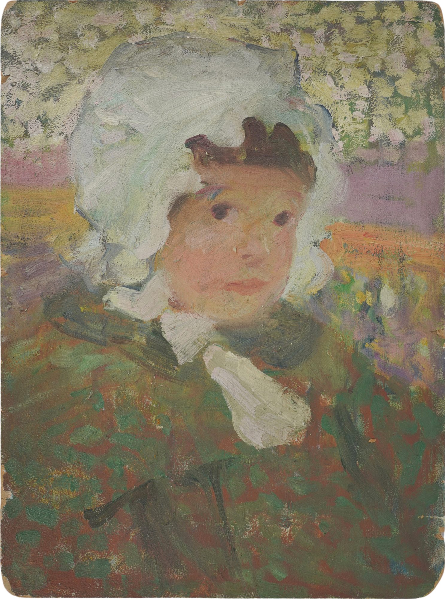 Attributed to Richard E. Miller (1874-1943): Double Sided Painting