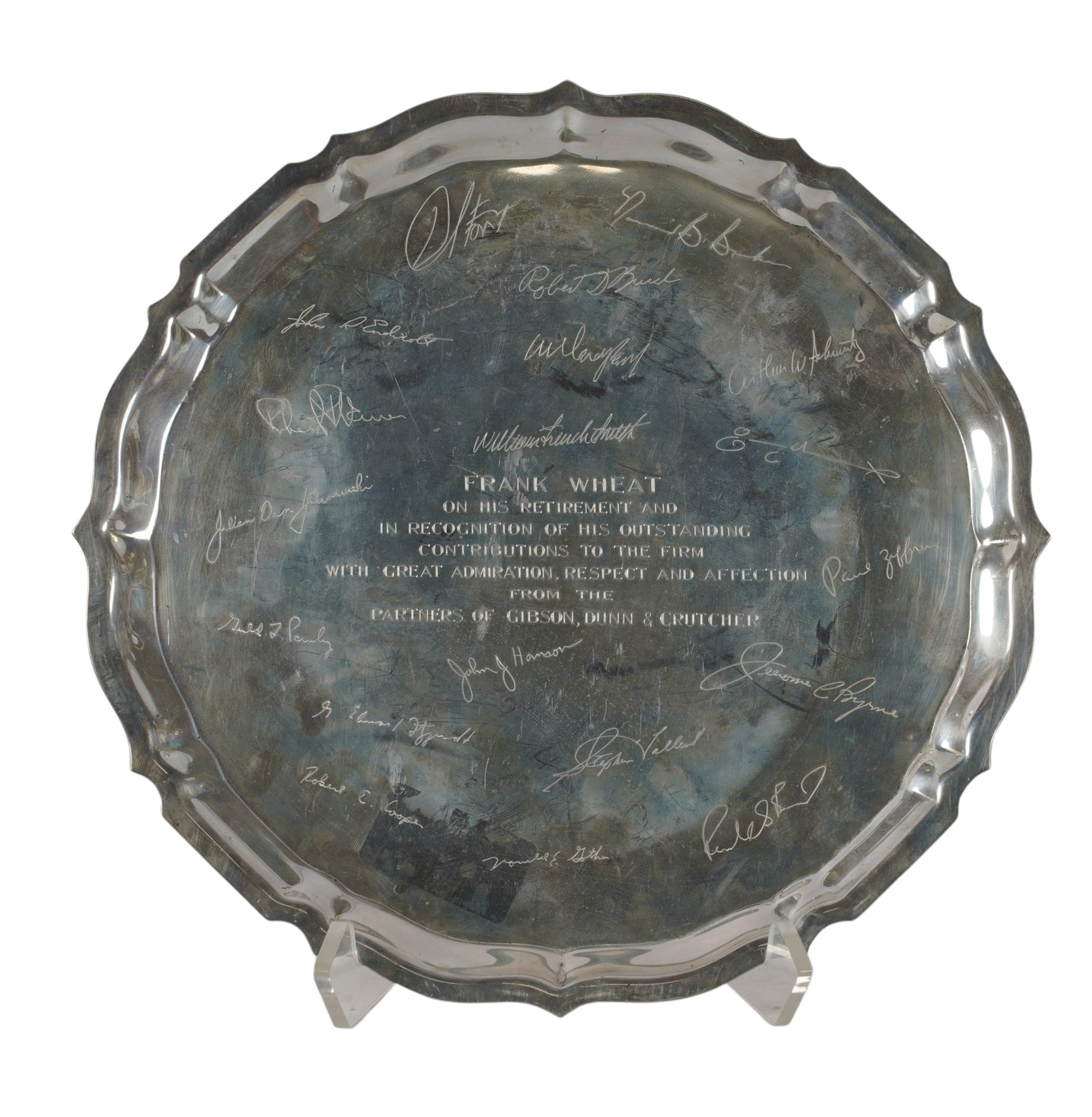 A Sterling Silver Serving Tray