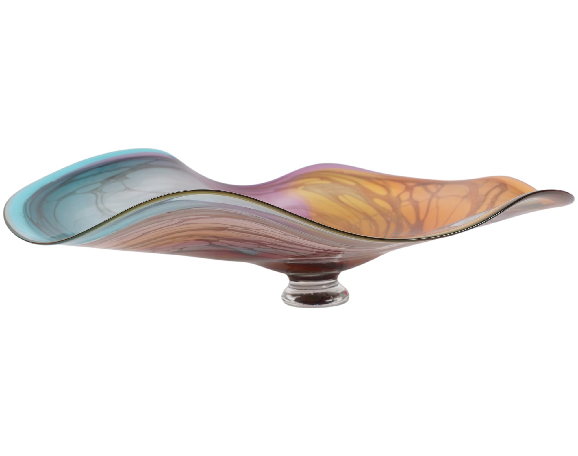 Dennis K. Mullen Art Glass Bowl