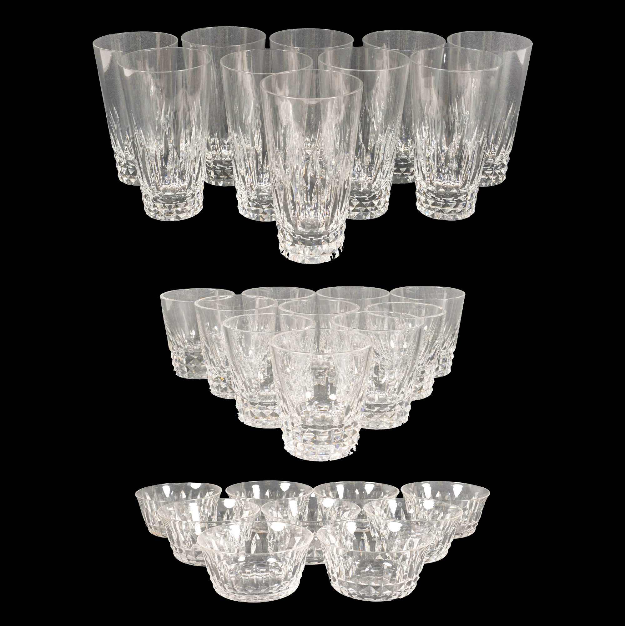 Collection of Baccarat Piccadilly Crystal