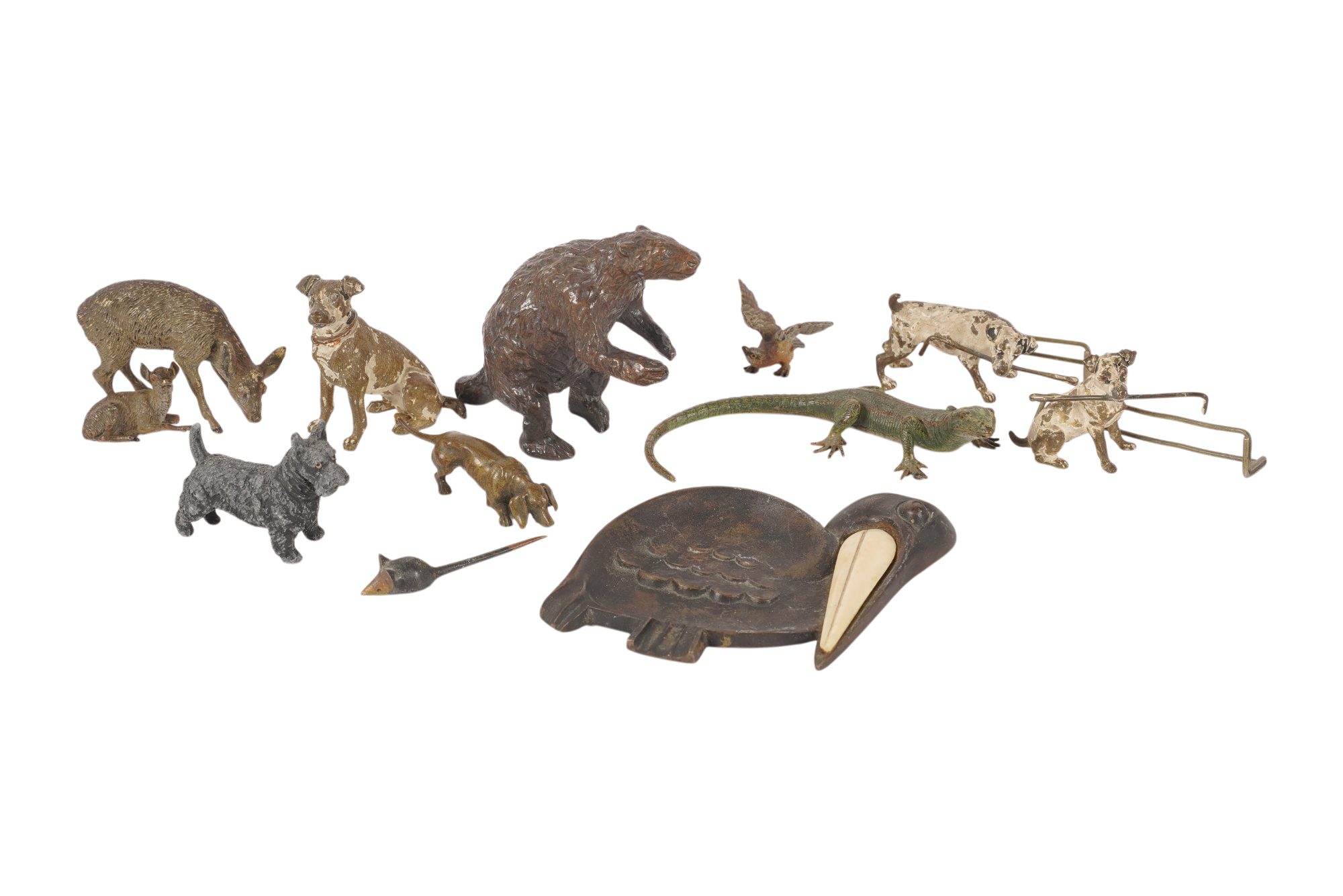Collection of Miniature Animal Bronzes