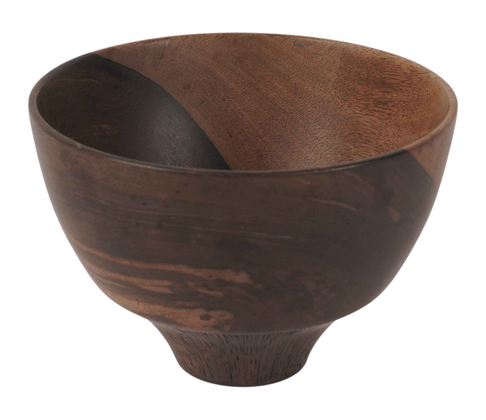 Gene Pozzesi Turned Ebony Wood Bowl
