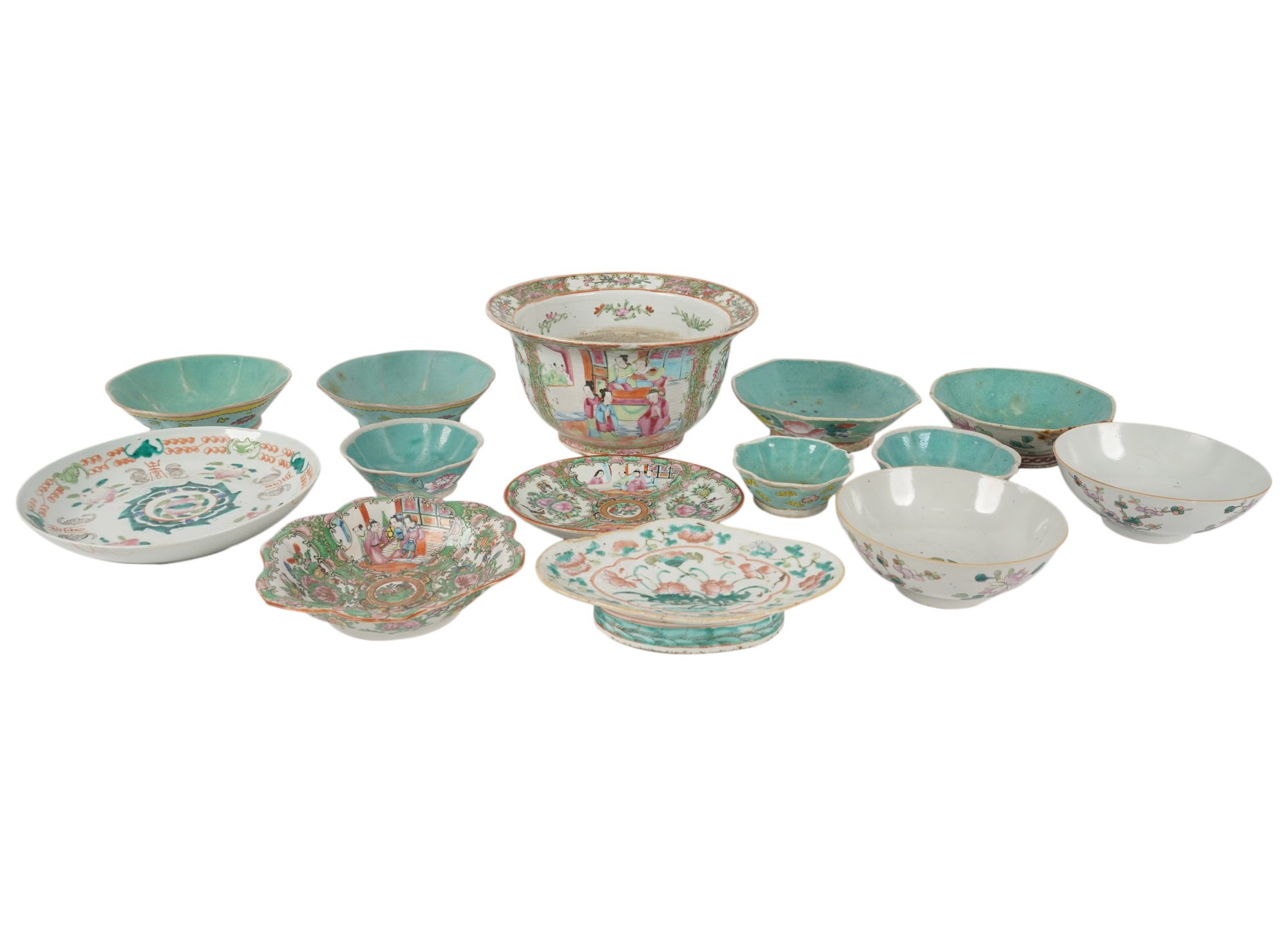 Group of Chinese Famille Rose Porcelain