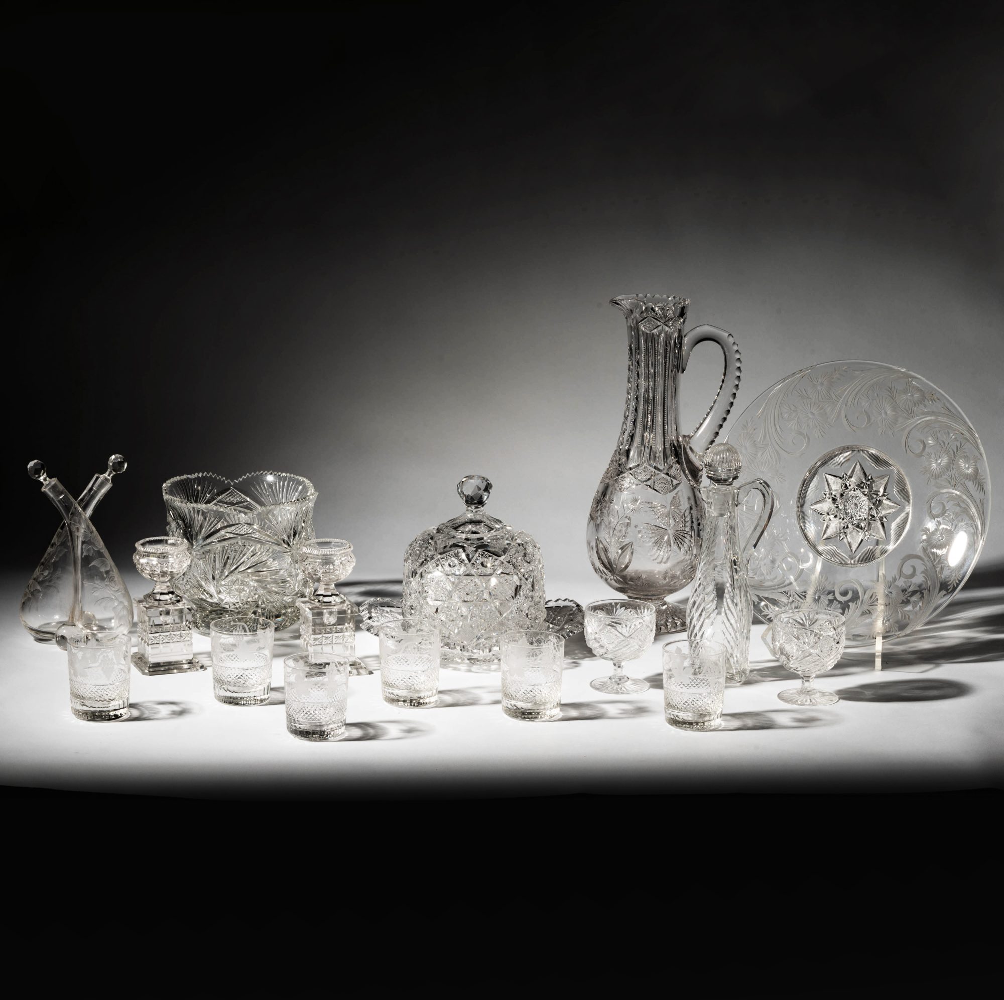 A Collection of Cut Crystal