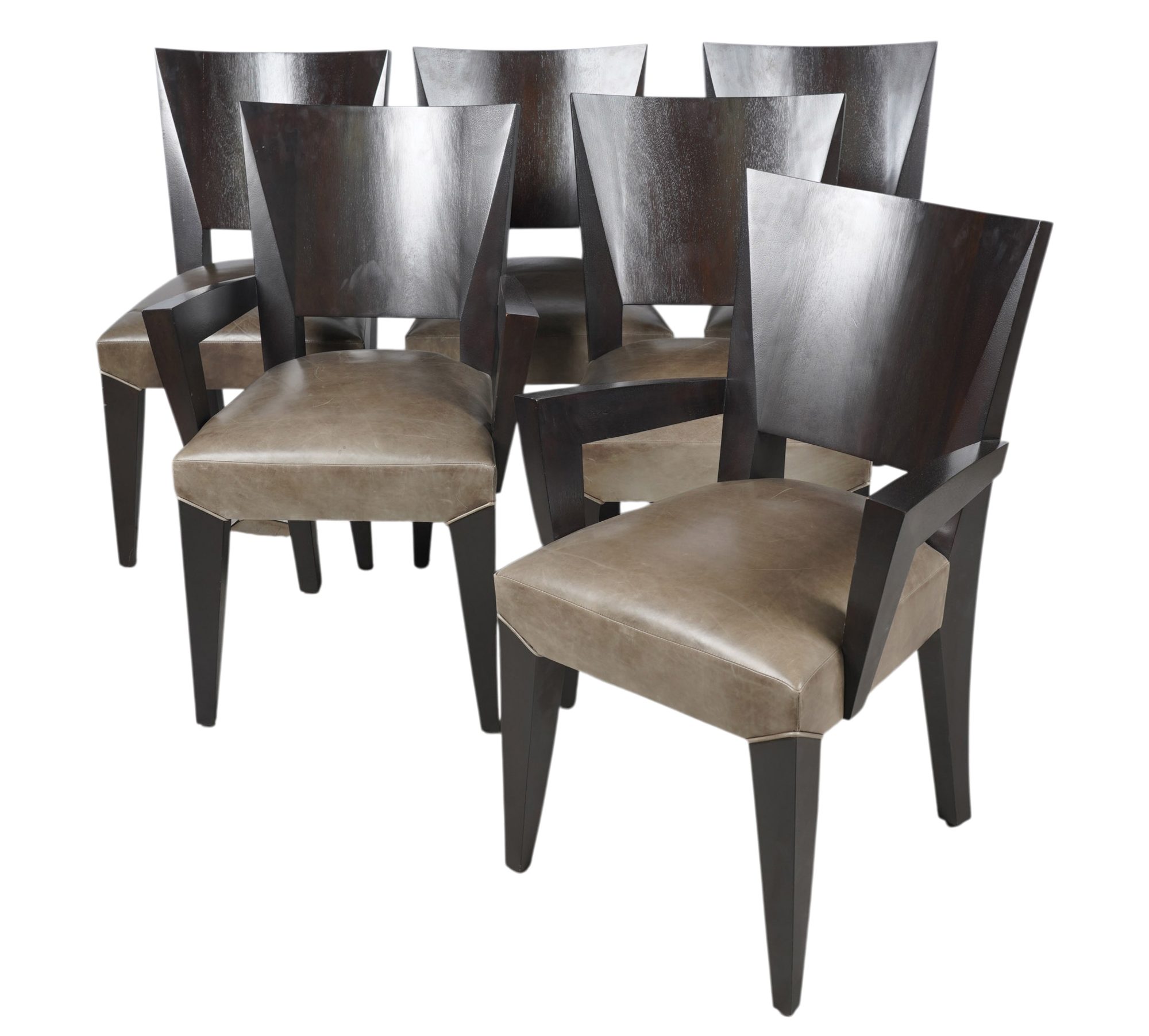 A Set of Six Dakota Jackson Dining Chairs