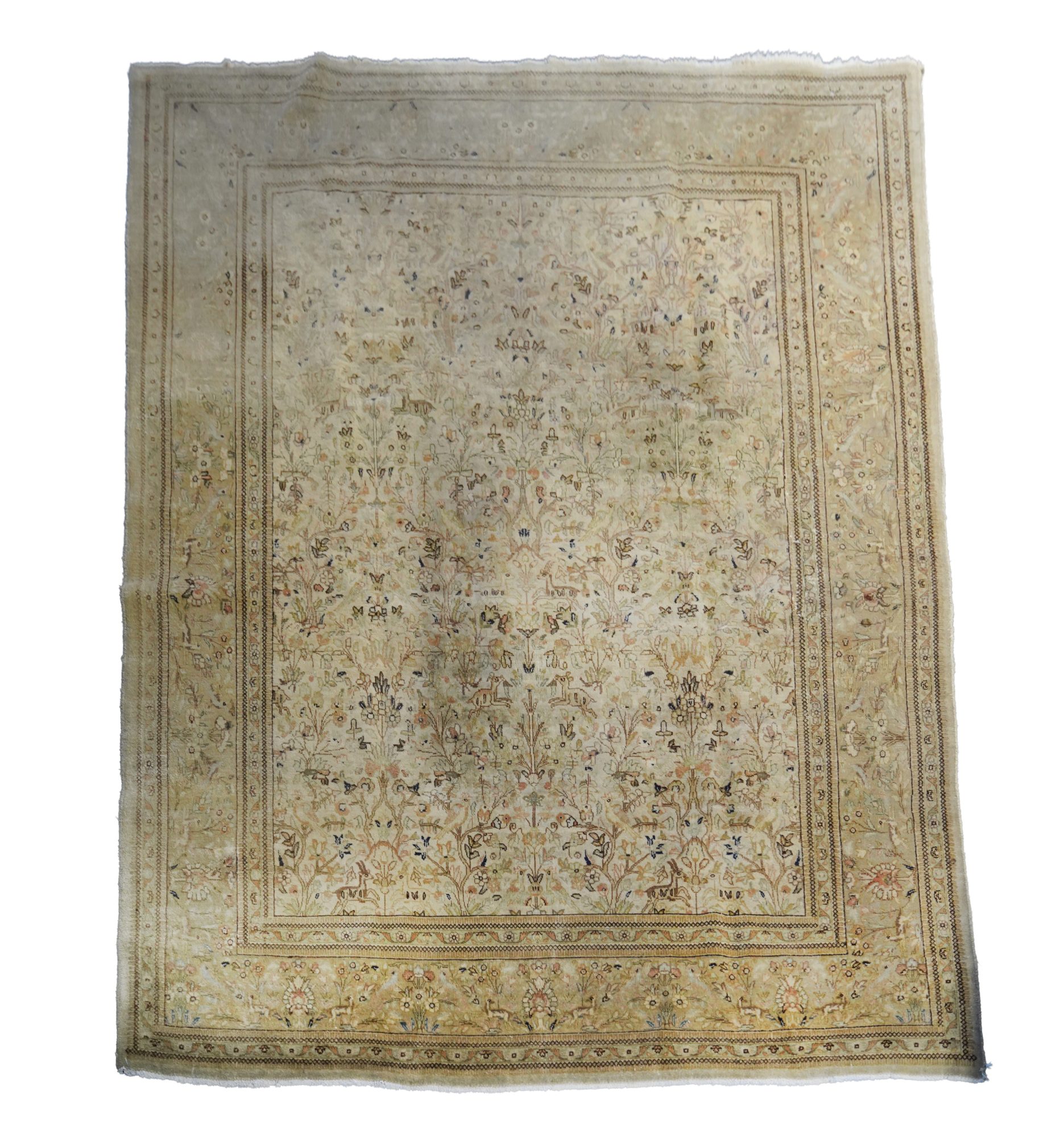 Beige Field Persian Area Rug