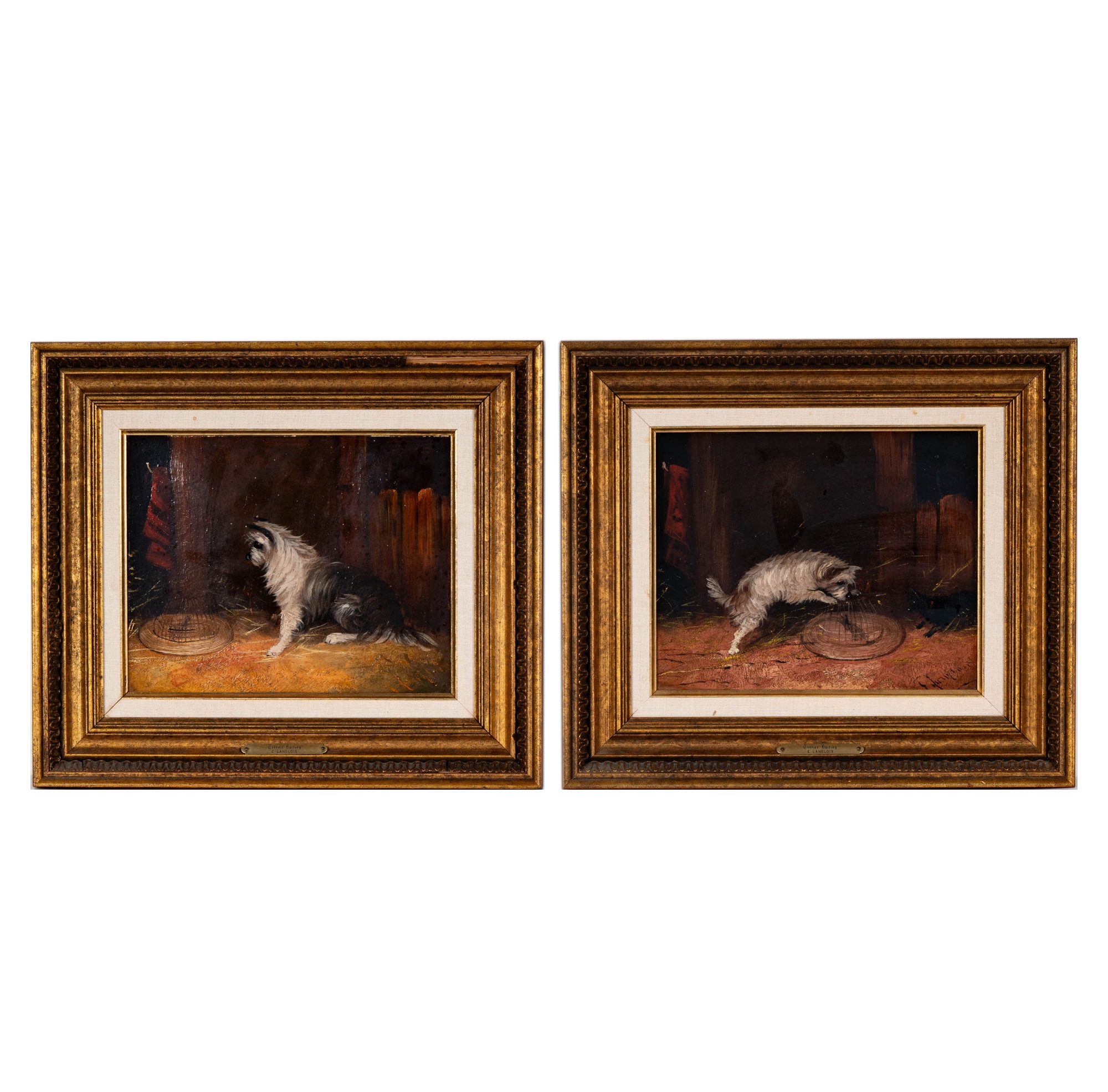 Two Works, A Terrier and His Catch