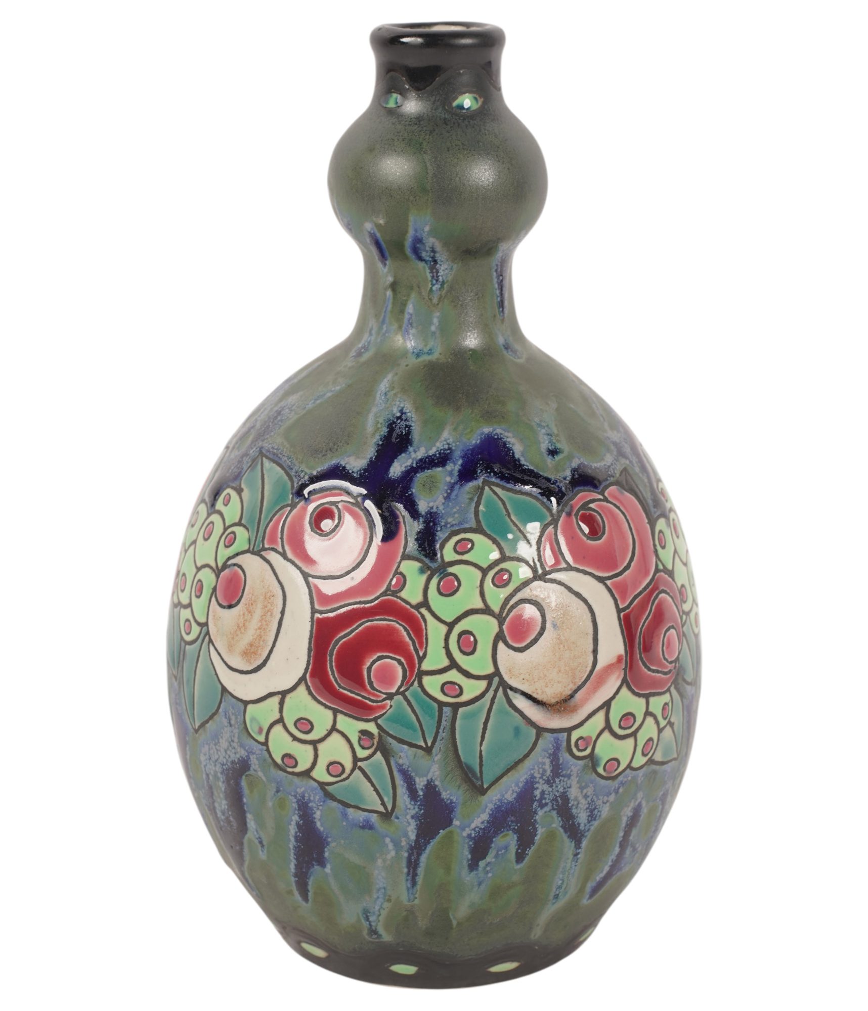 A Boch Freres Keramis Vase