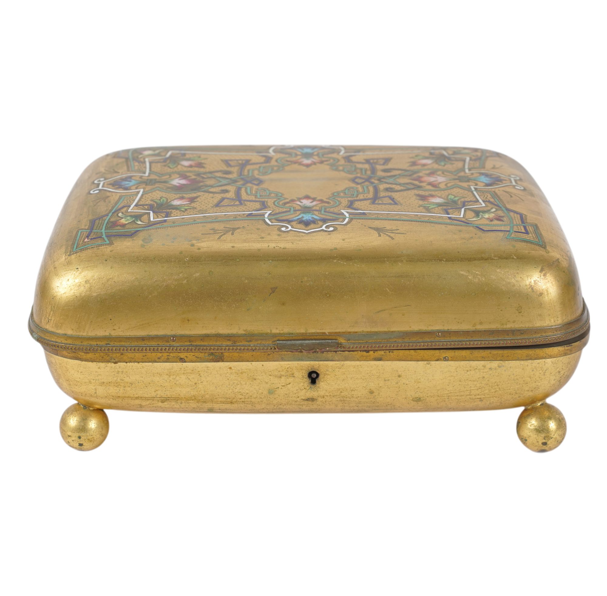 Cuban Enamel Jewel Box