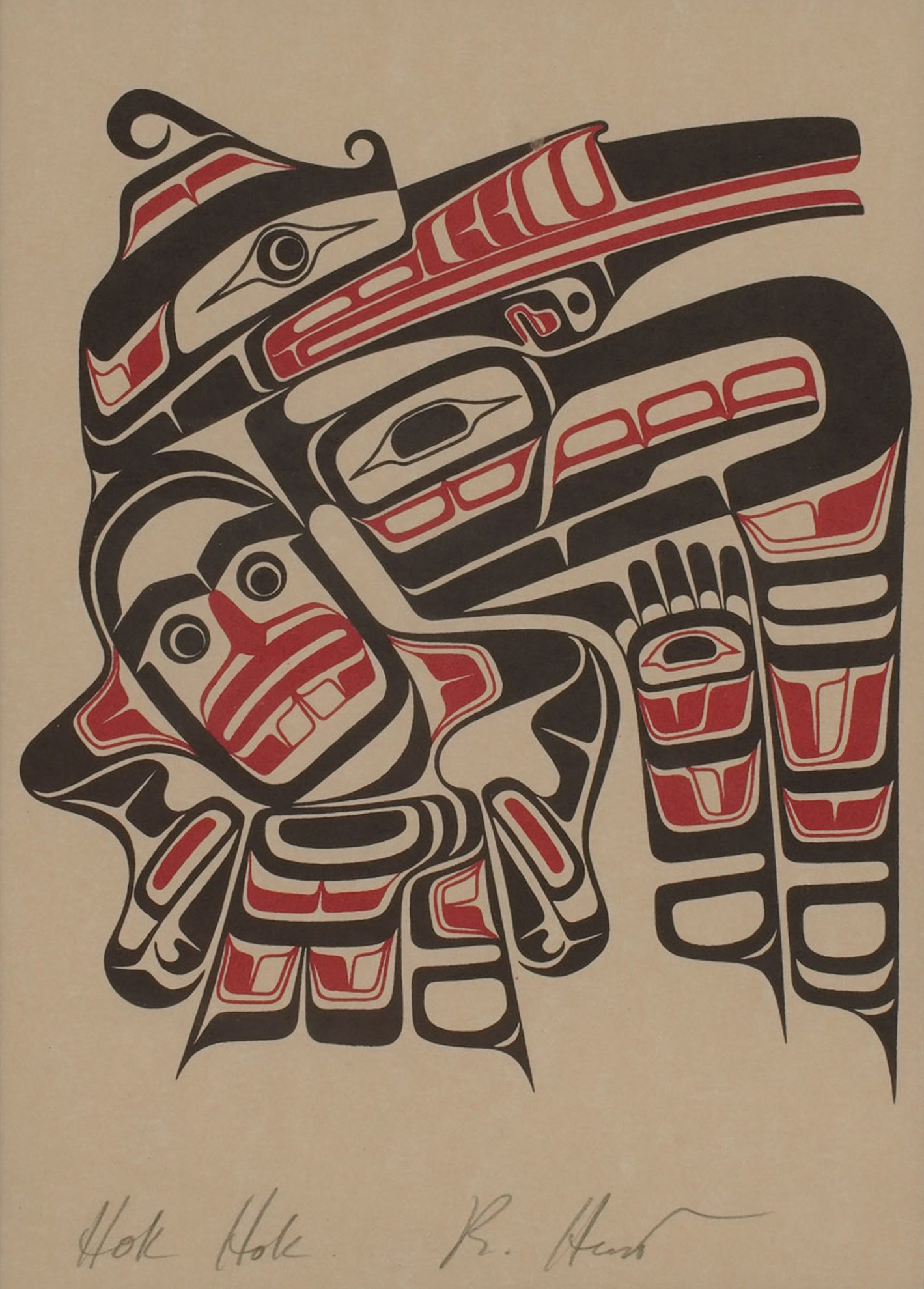 Richard Hunt (b. 1951), "Kwa-Gulth Hok Hok"