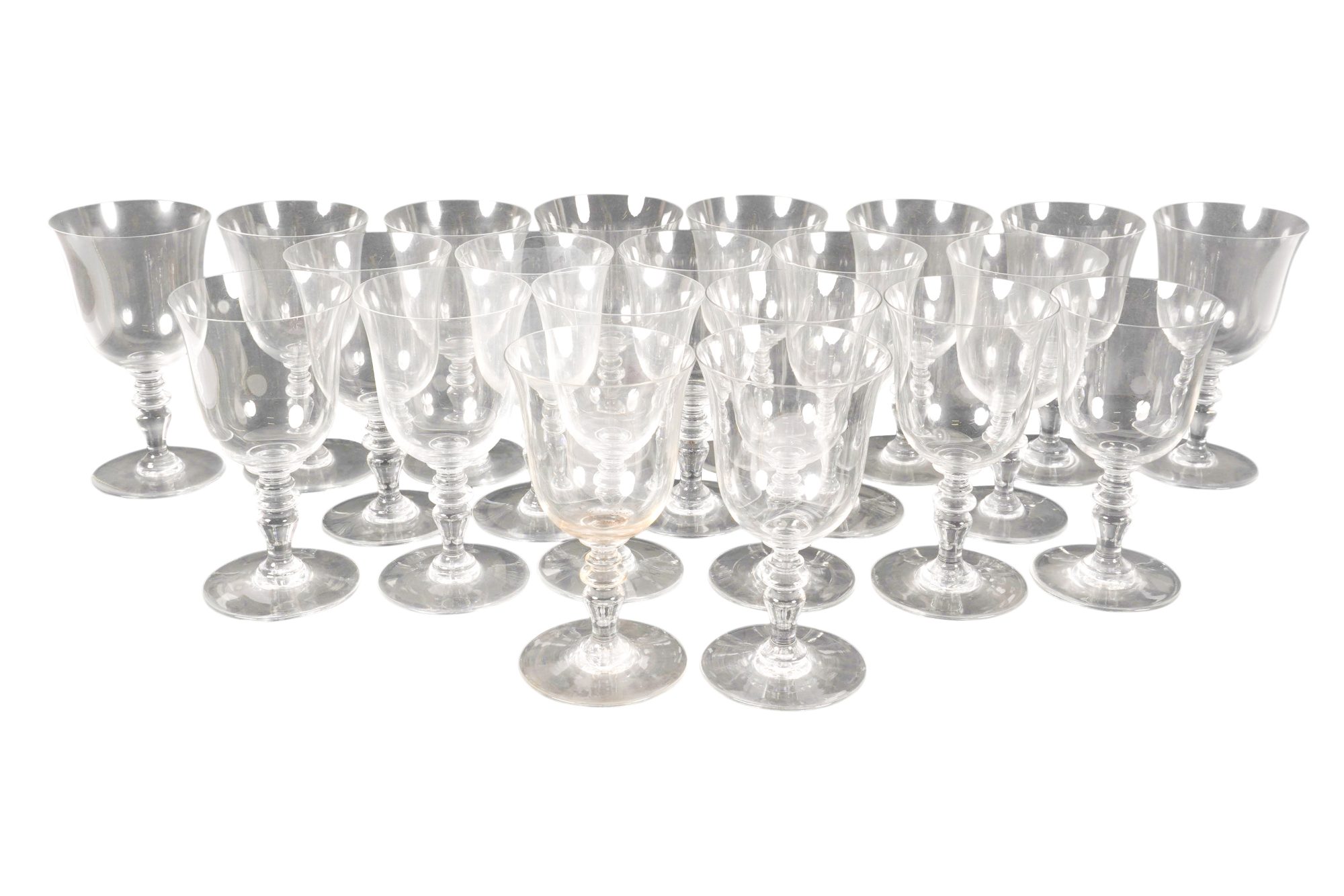 Assembled Collection of Baccarat Crystal Stemware