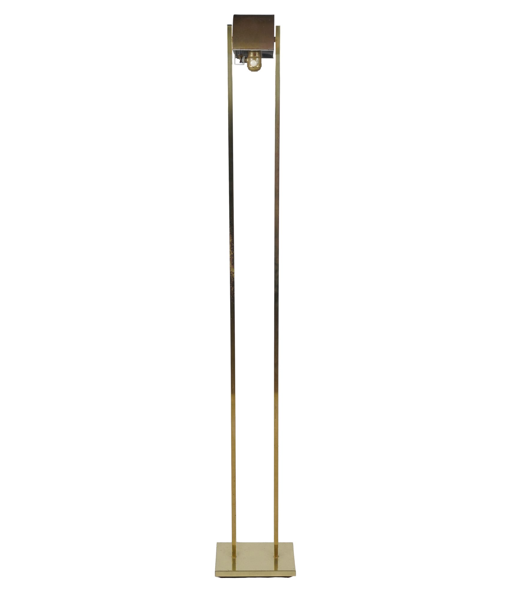 Vintage Modern Brass Floor Lamp