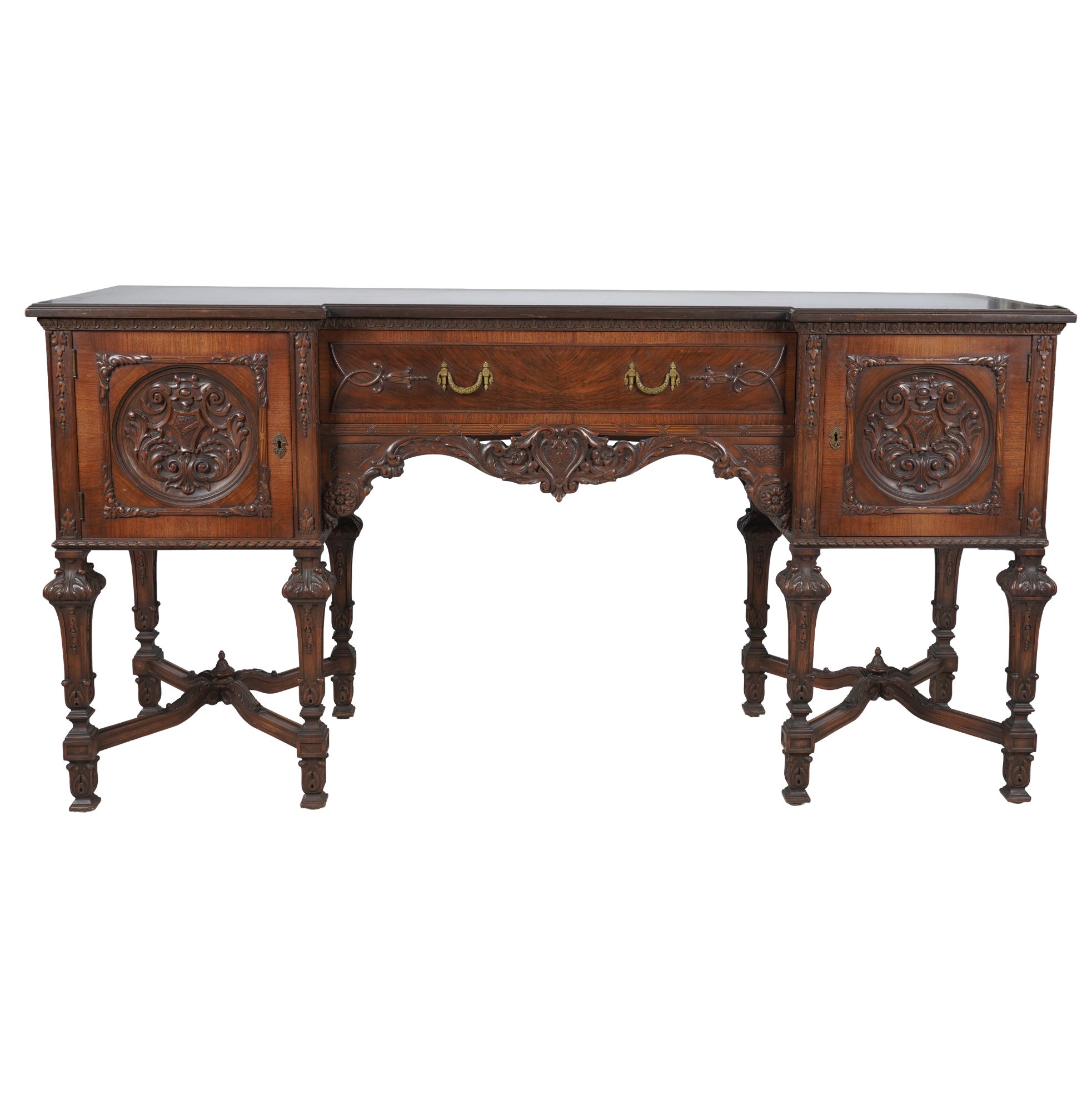 Carved Walnut Buffet