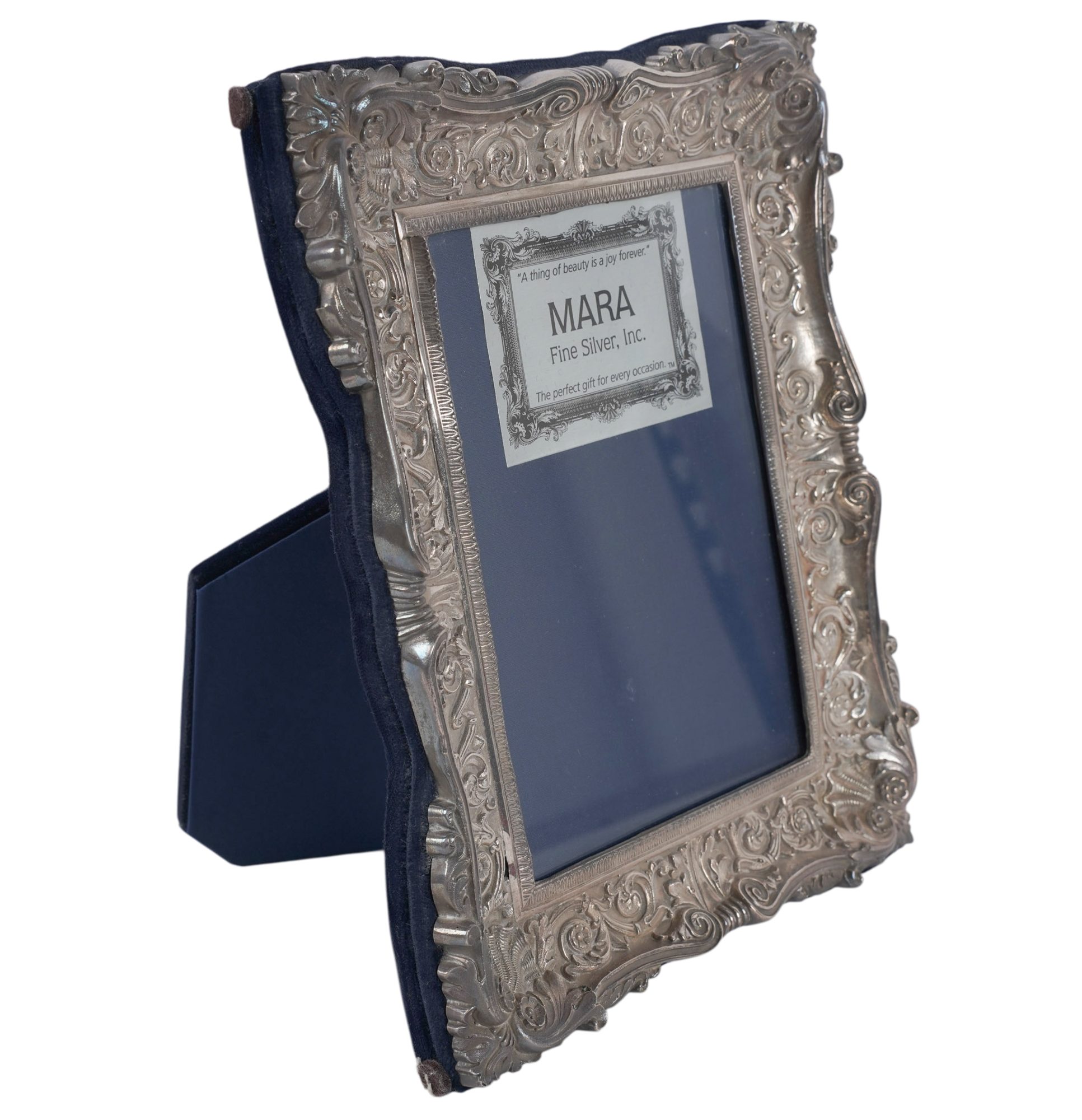 A Baroque Sterling Silver Picture Frame