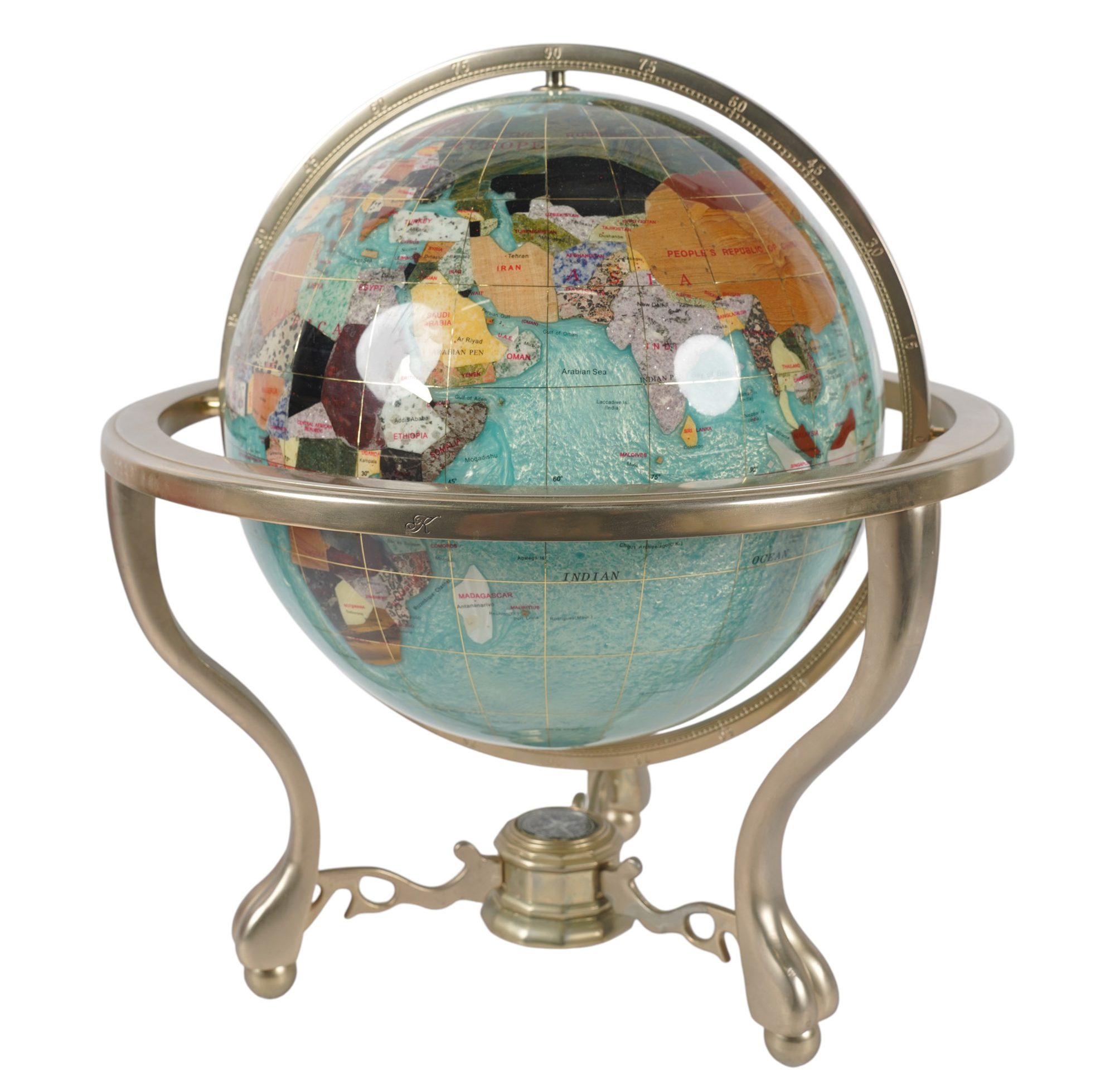 Specimen Inlaid Globe