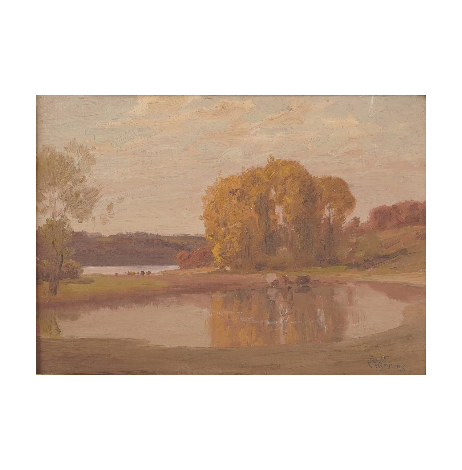 Landscape by Charles Francis Browne; (1859-1920)