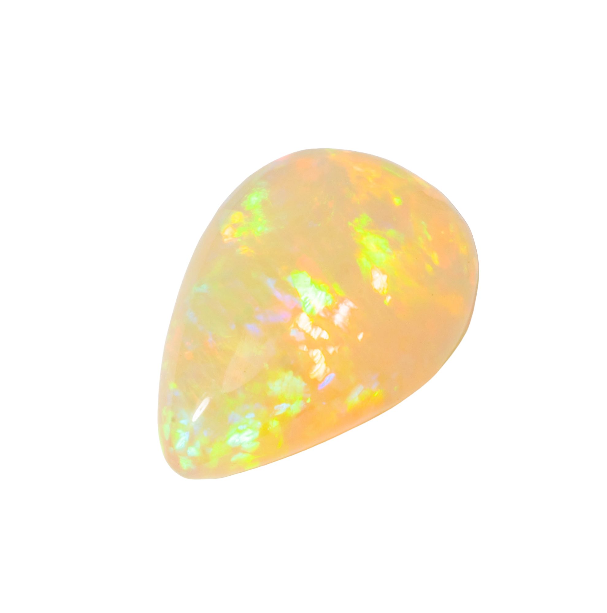 Unmounted tear-shaped opal