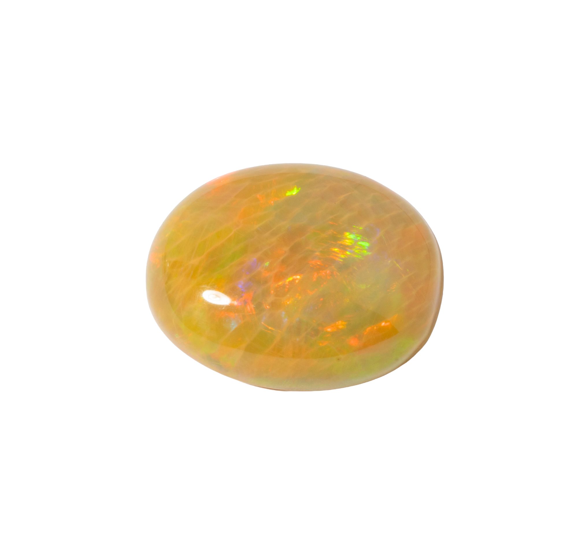 Unmounted cabochon opal