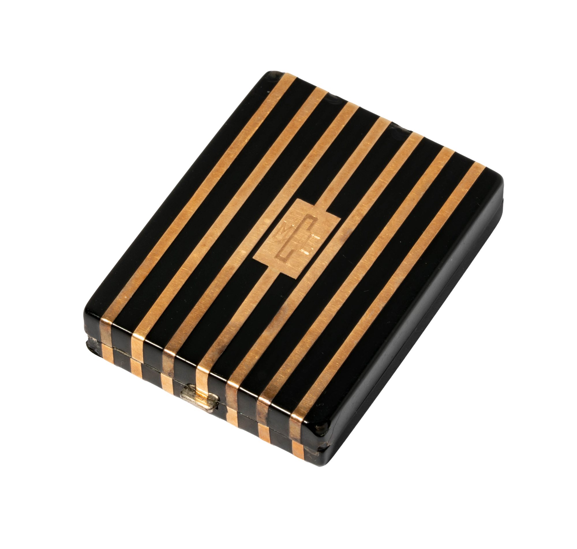 Spaulding-Gorham Sterling Silver and Enamel Compact