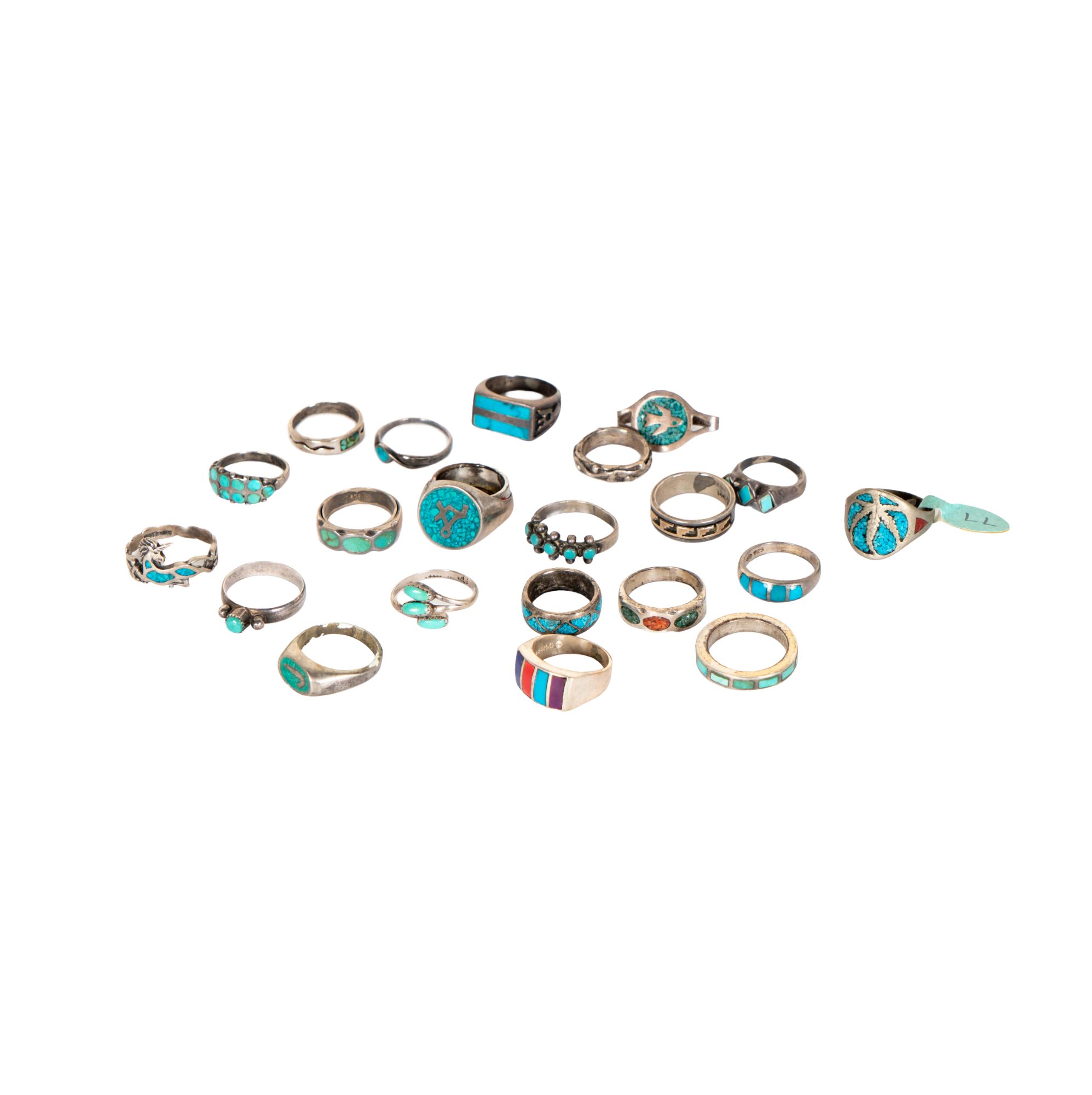 Group Of Assorted Silver and Silver-Tone Bands