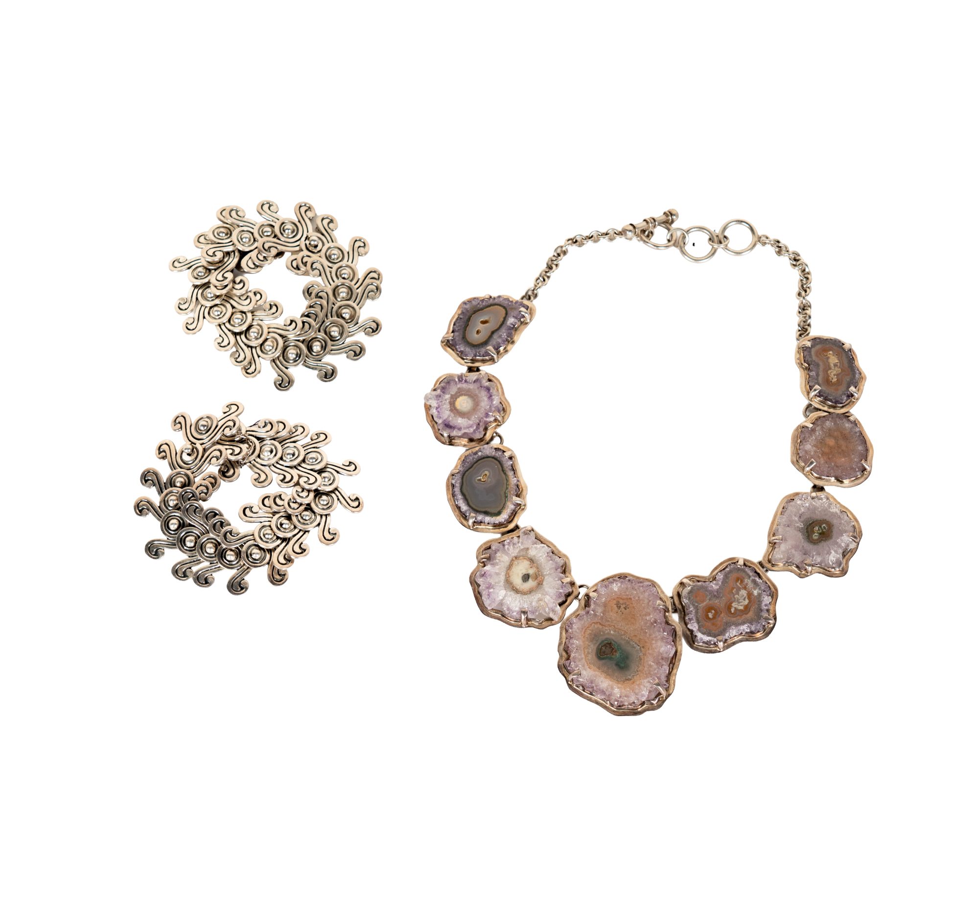 Group Of Silver Jewelry