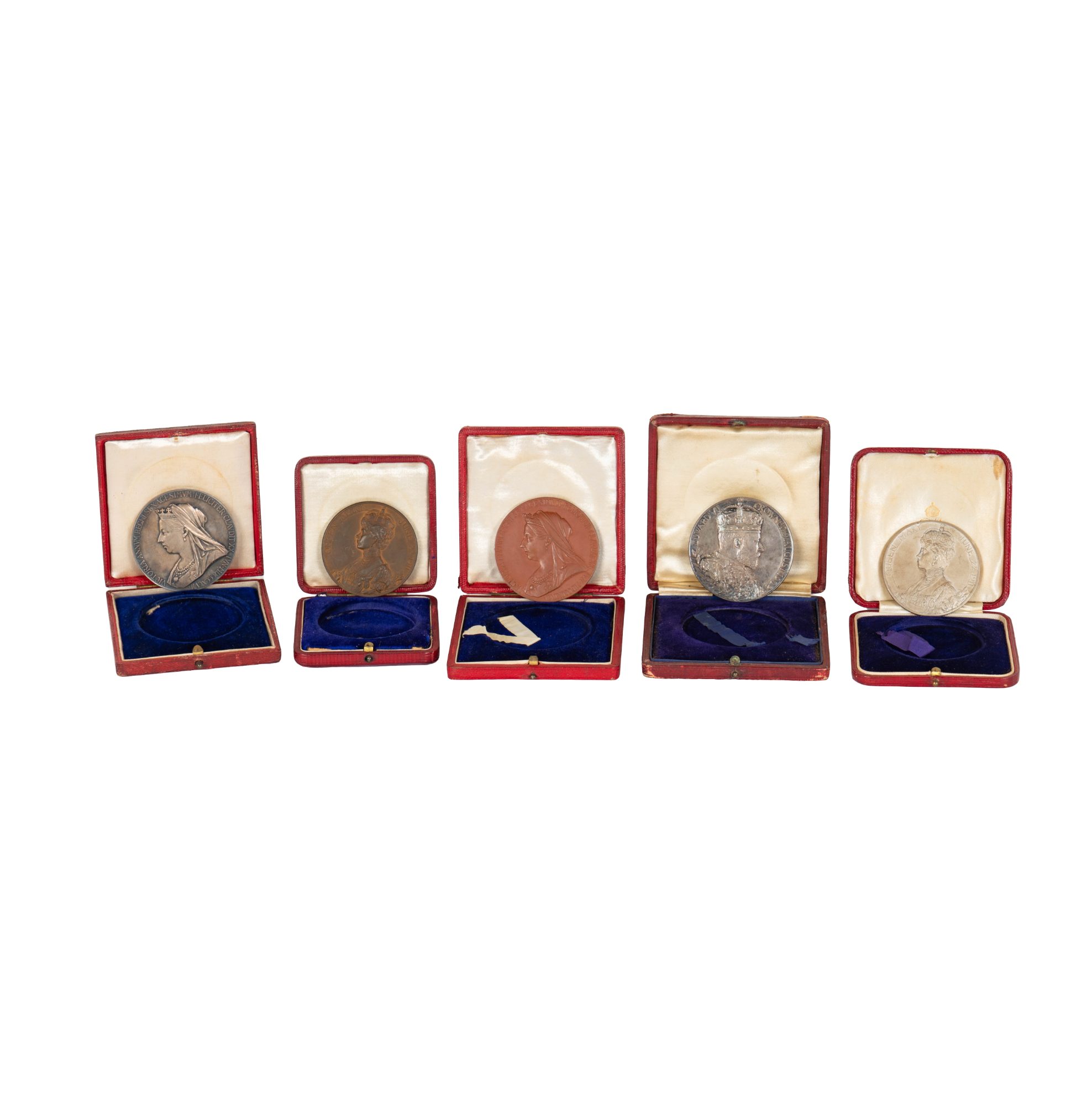 Five British Commemorative Coins