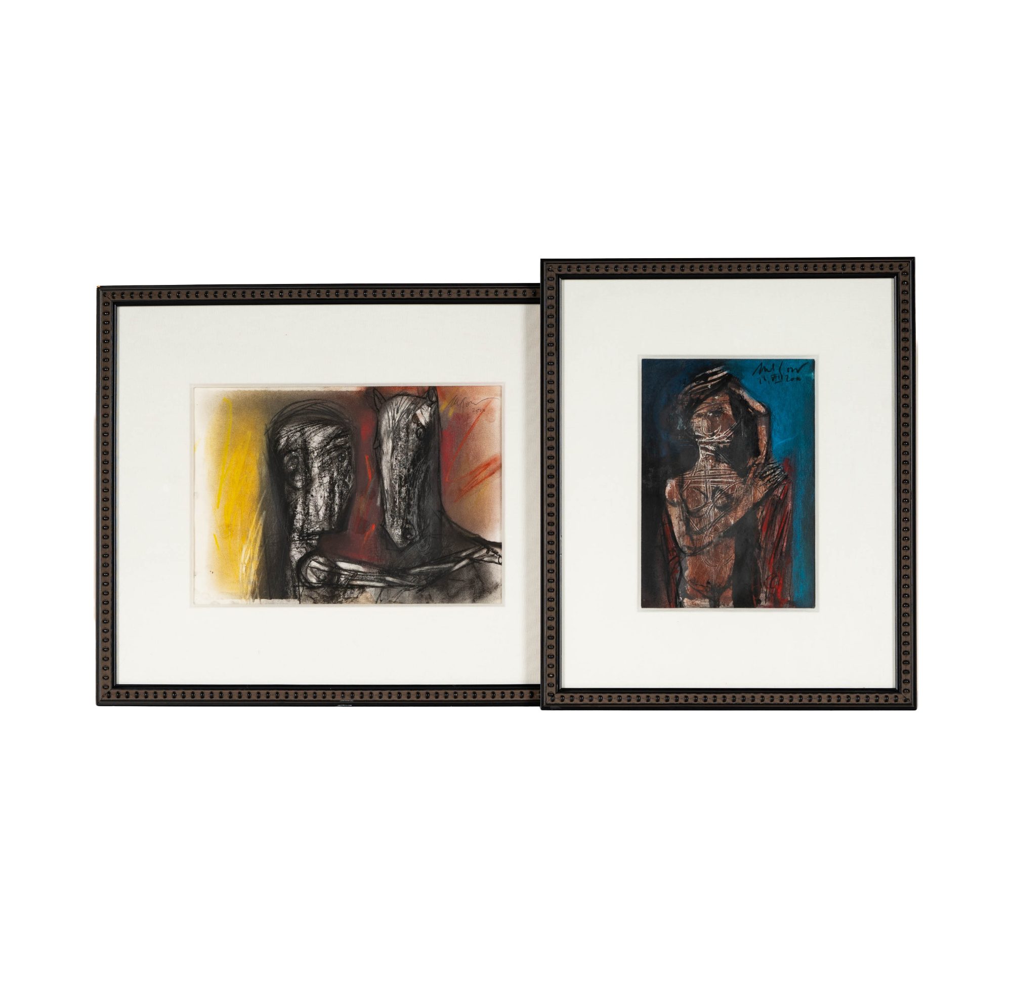 Nelson Dominguez (B. 1947), Two Works