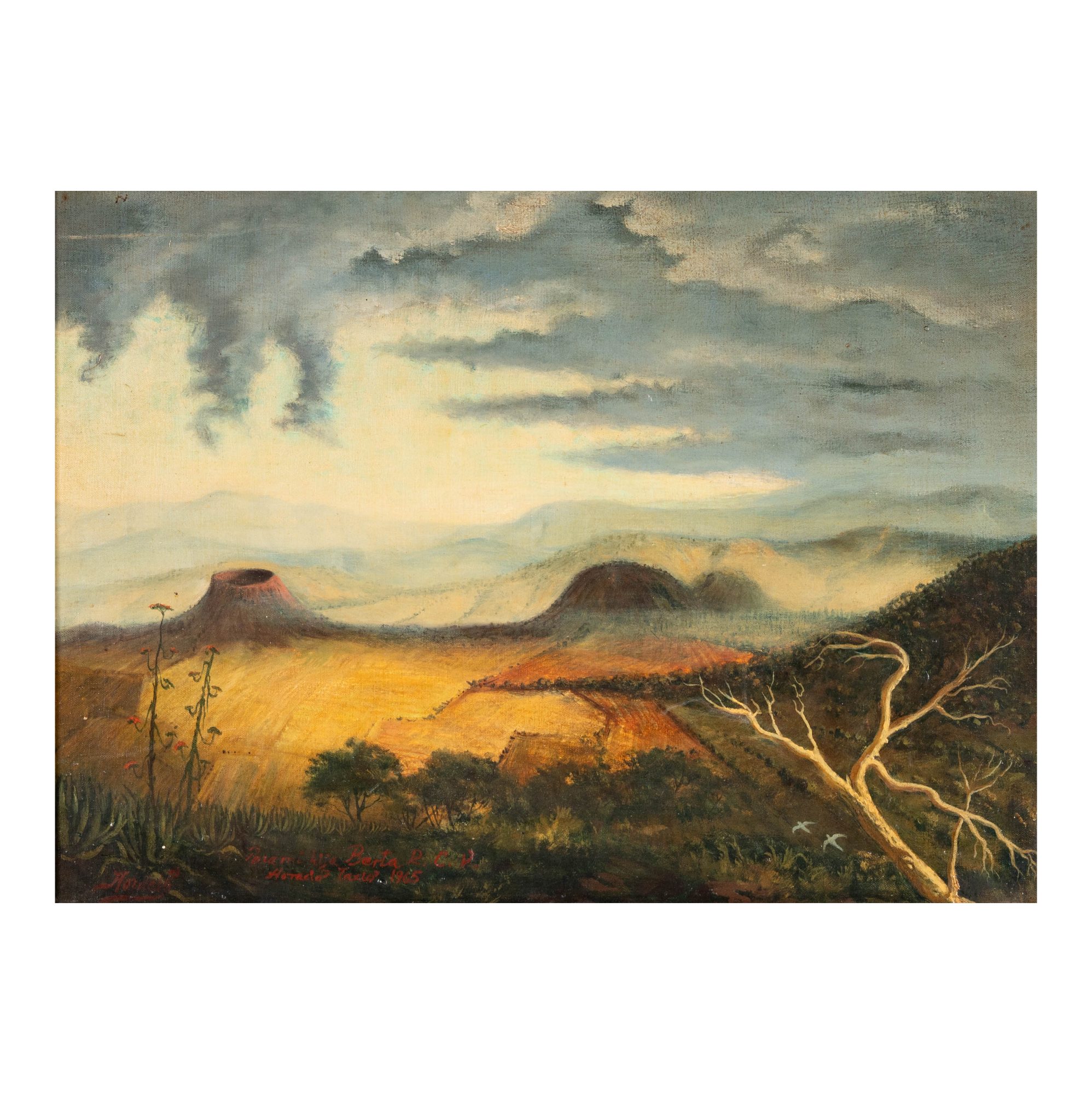 Horacio Renteria Rocha (1912-1972), Taxco Volcano Landscape