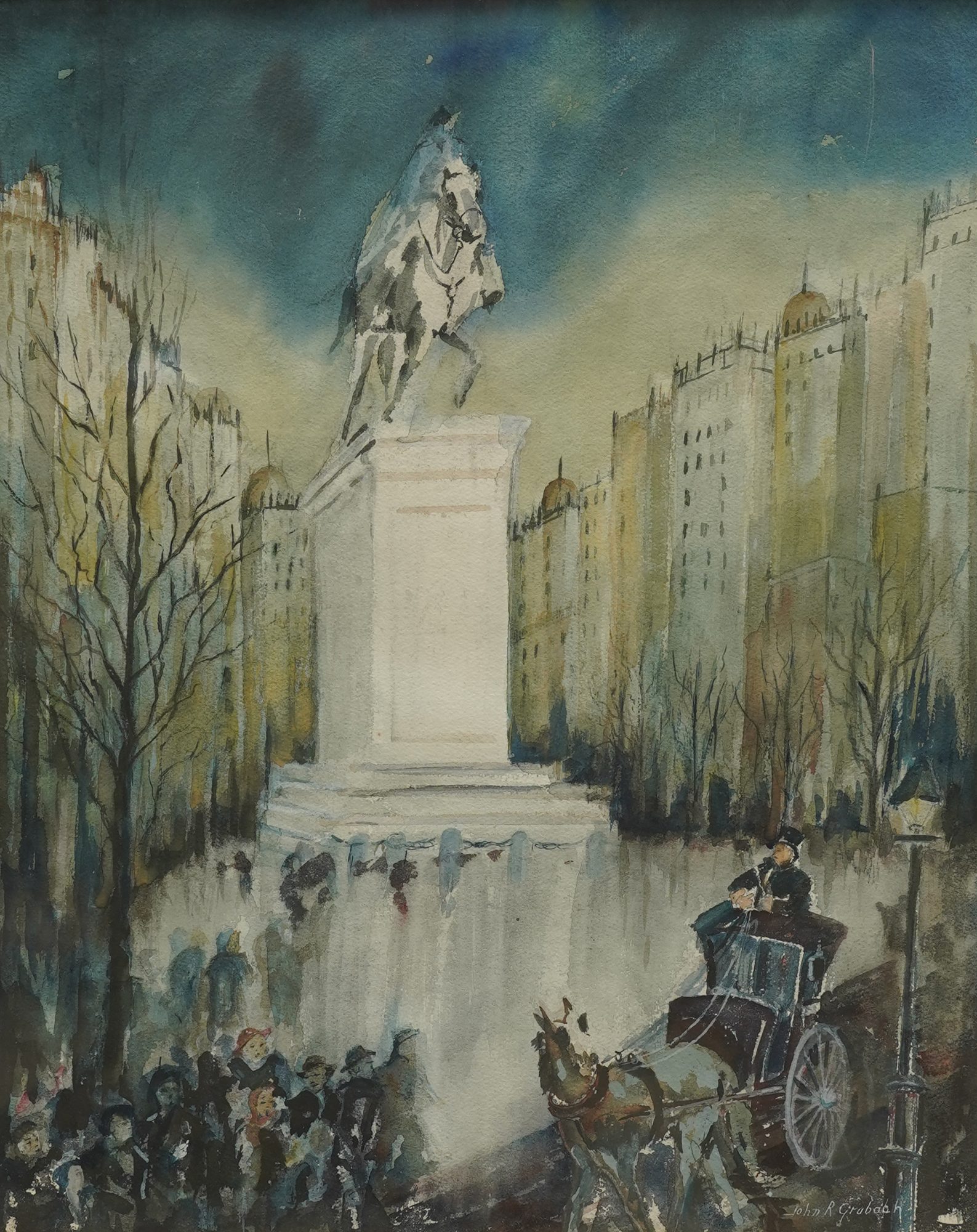 John R. Grabach (AMERICAN, 1886–1981), Park Square