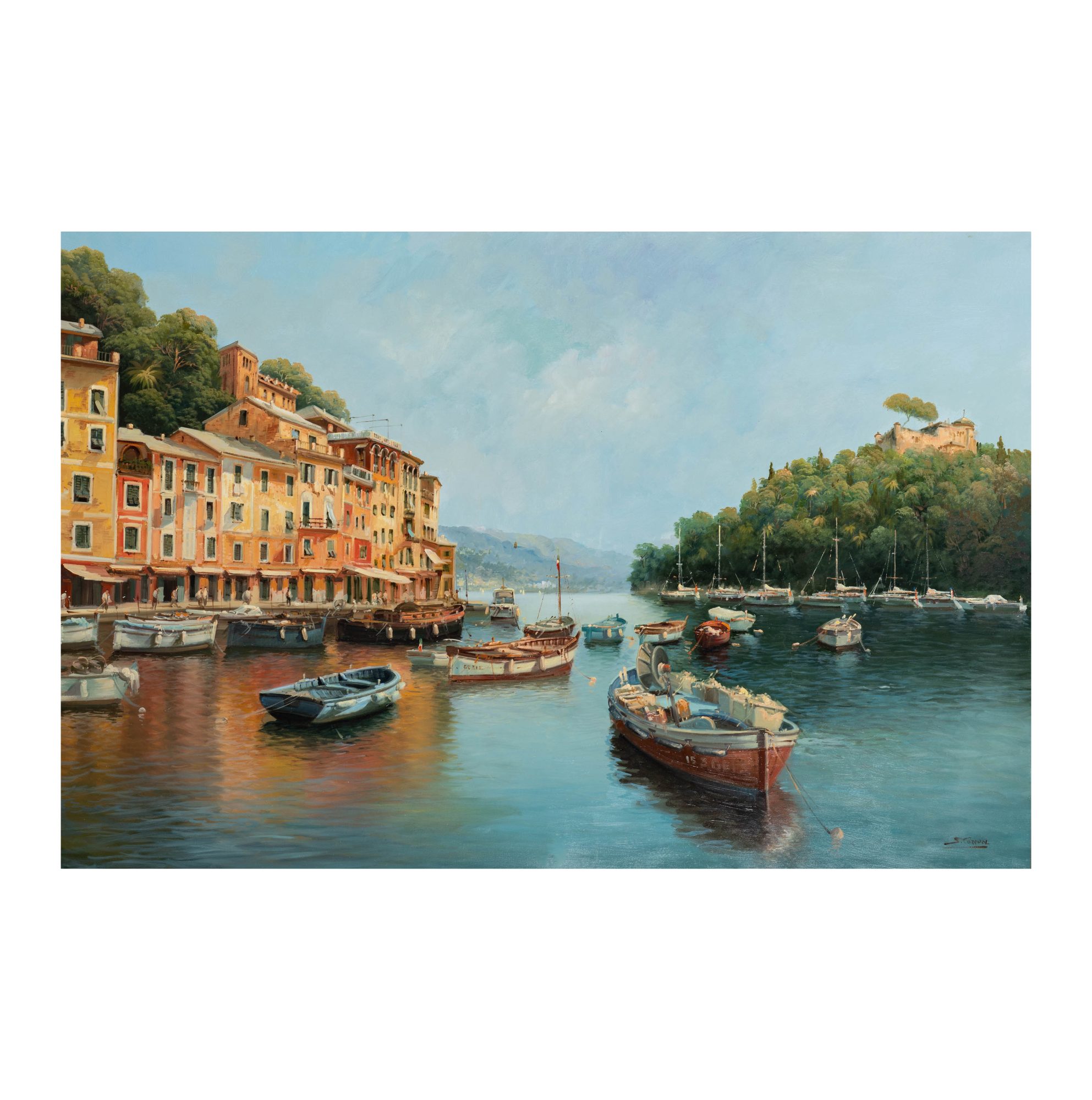Sergio Cozzuol (Italian, b.1941), Portofino