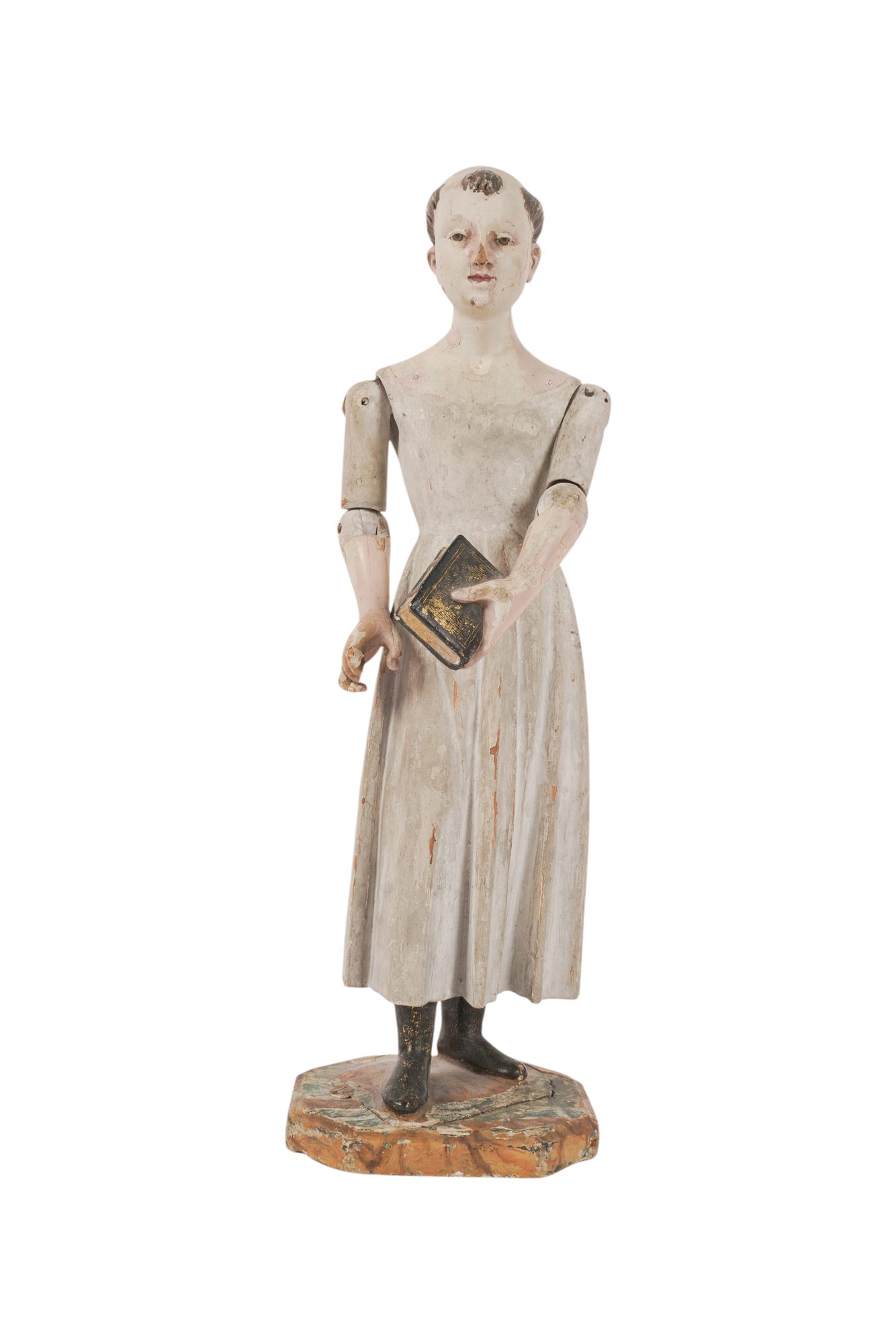 Carved Wood Santo