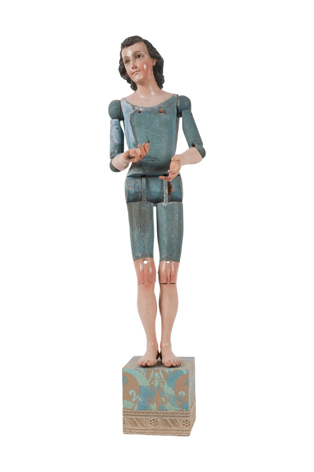 Carved Wood Santo