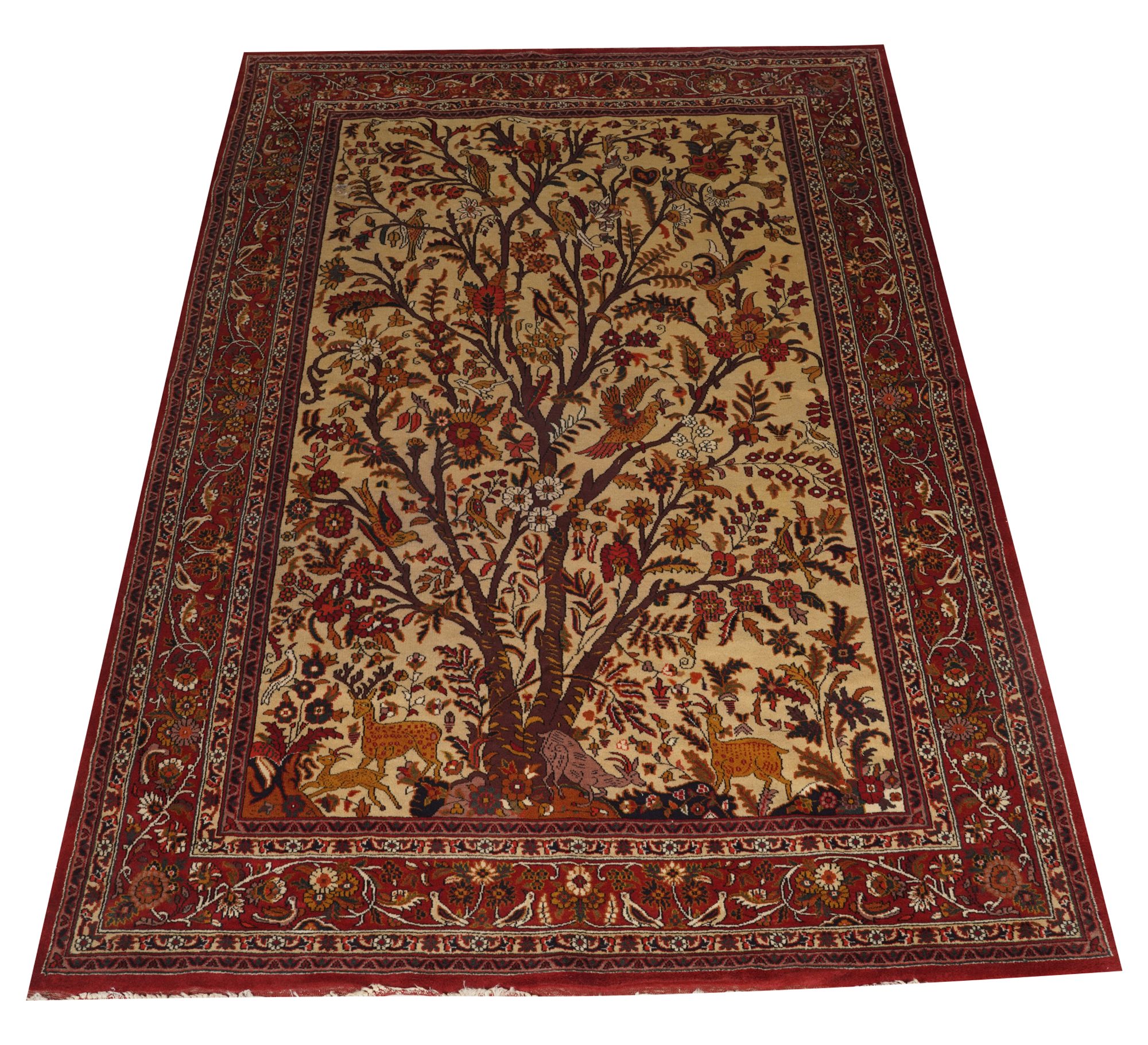 Tree of Life Throw Rug 7'3" x 5'