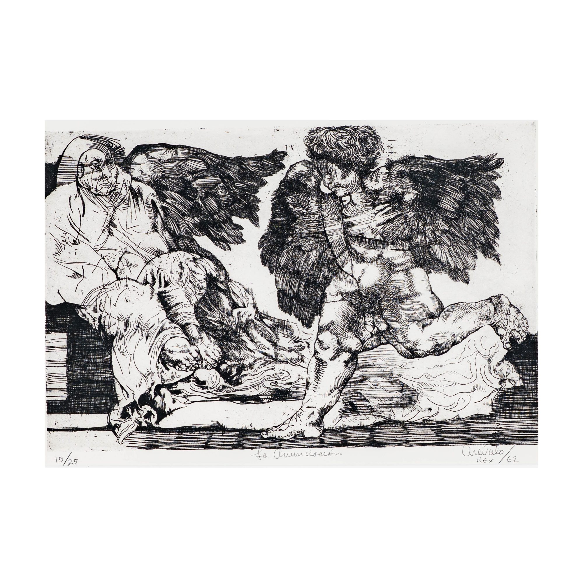 Arevalo Lithograph