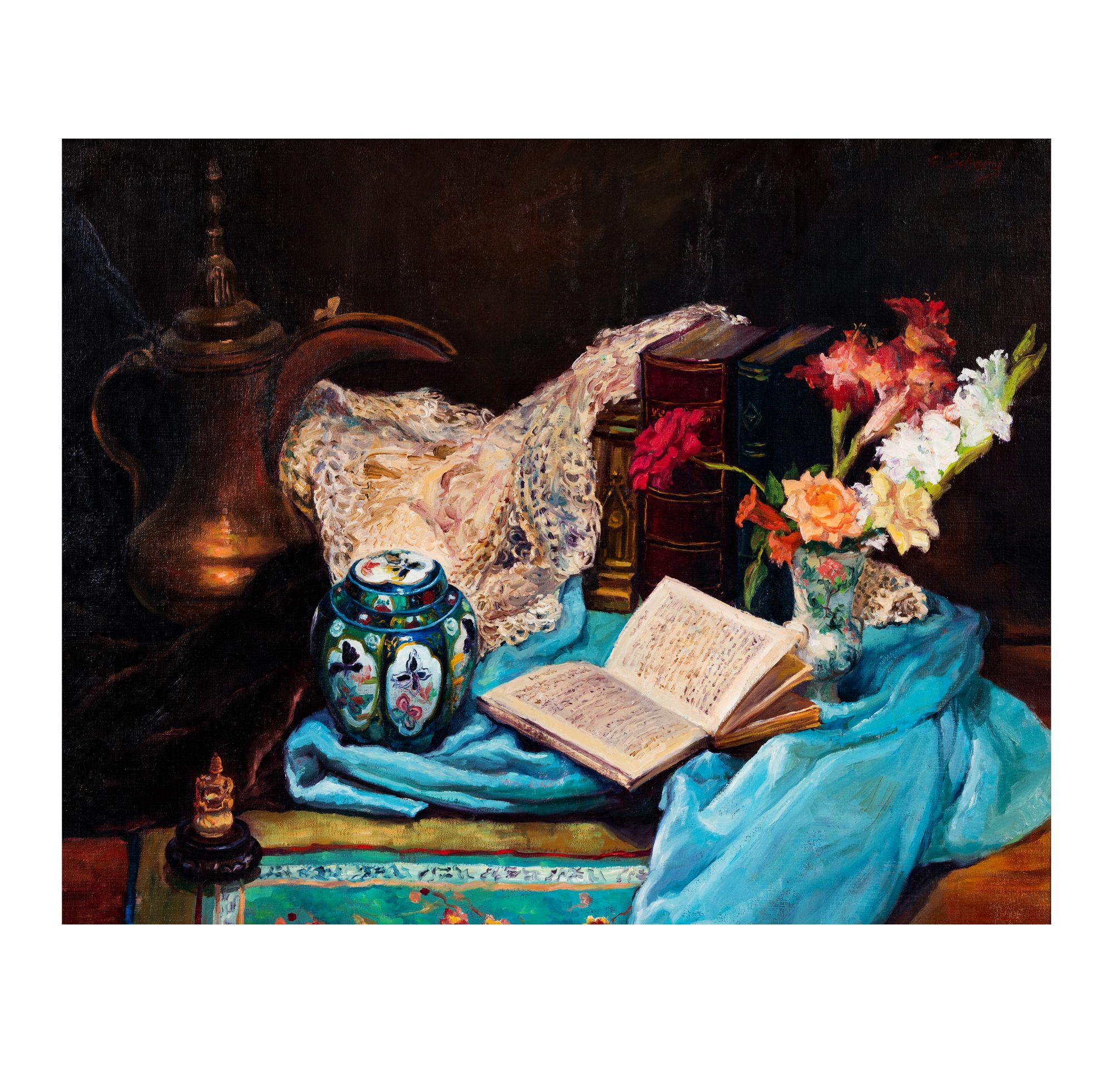 Susan Schary (Born 1936), Roses and Old Lace