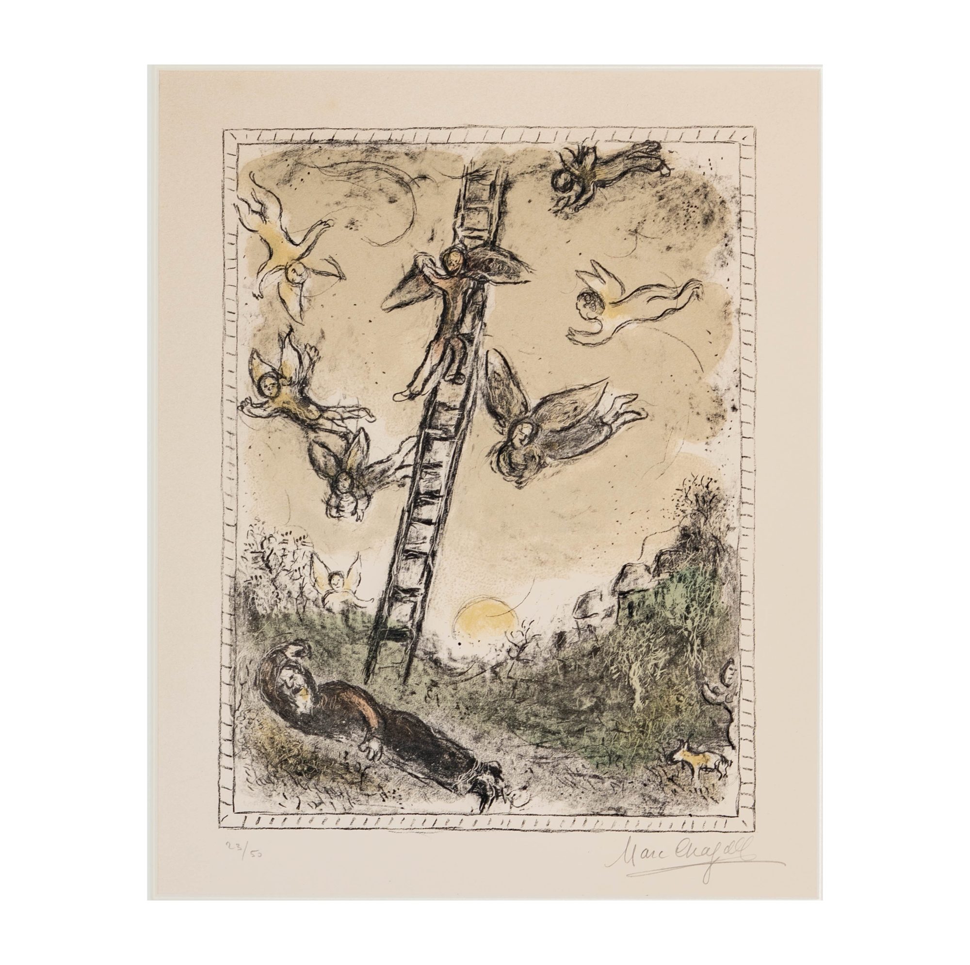 Marc Chagall (BELARUSIAN/FRENCH, 1887–1985), Le Songe de Jacob