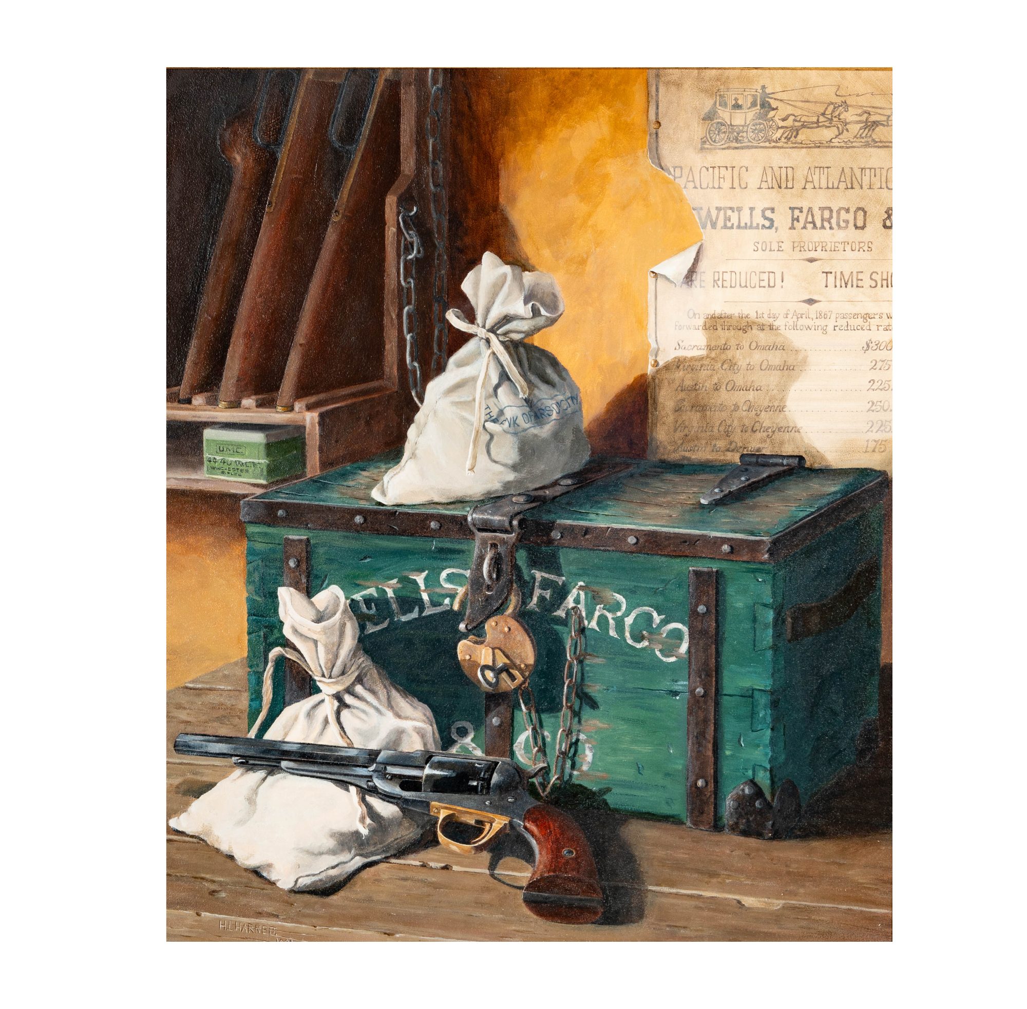H L (Erin) Harnett, Stagecoach Treasure Box