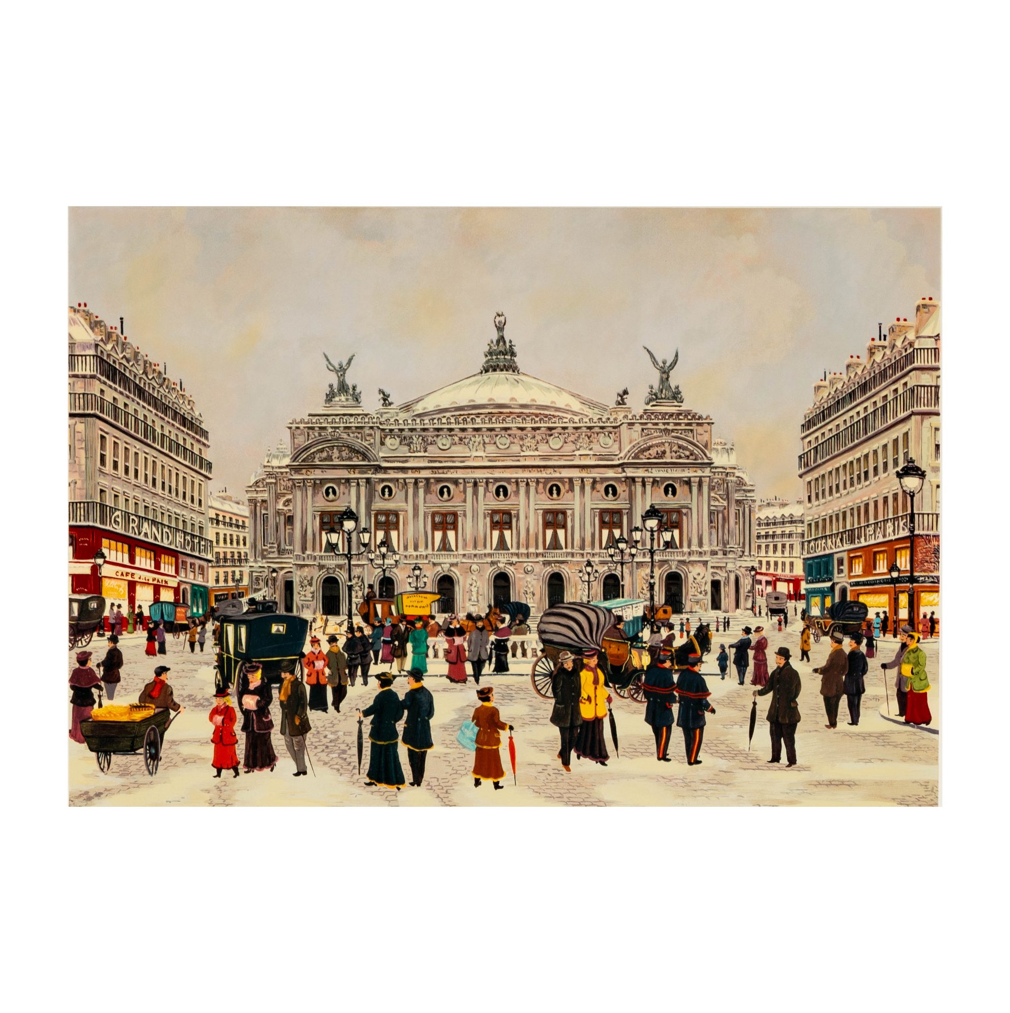 Michel Hermel (B.1934), Place De L'Opera