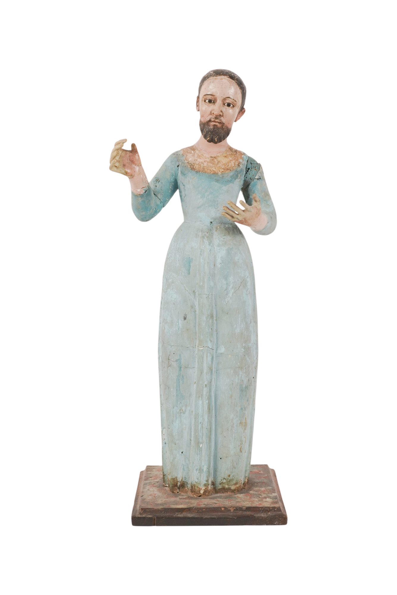 Carved Wood Santo