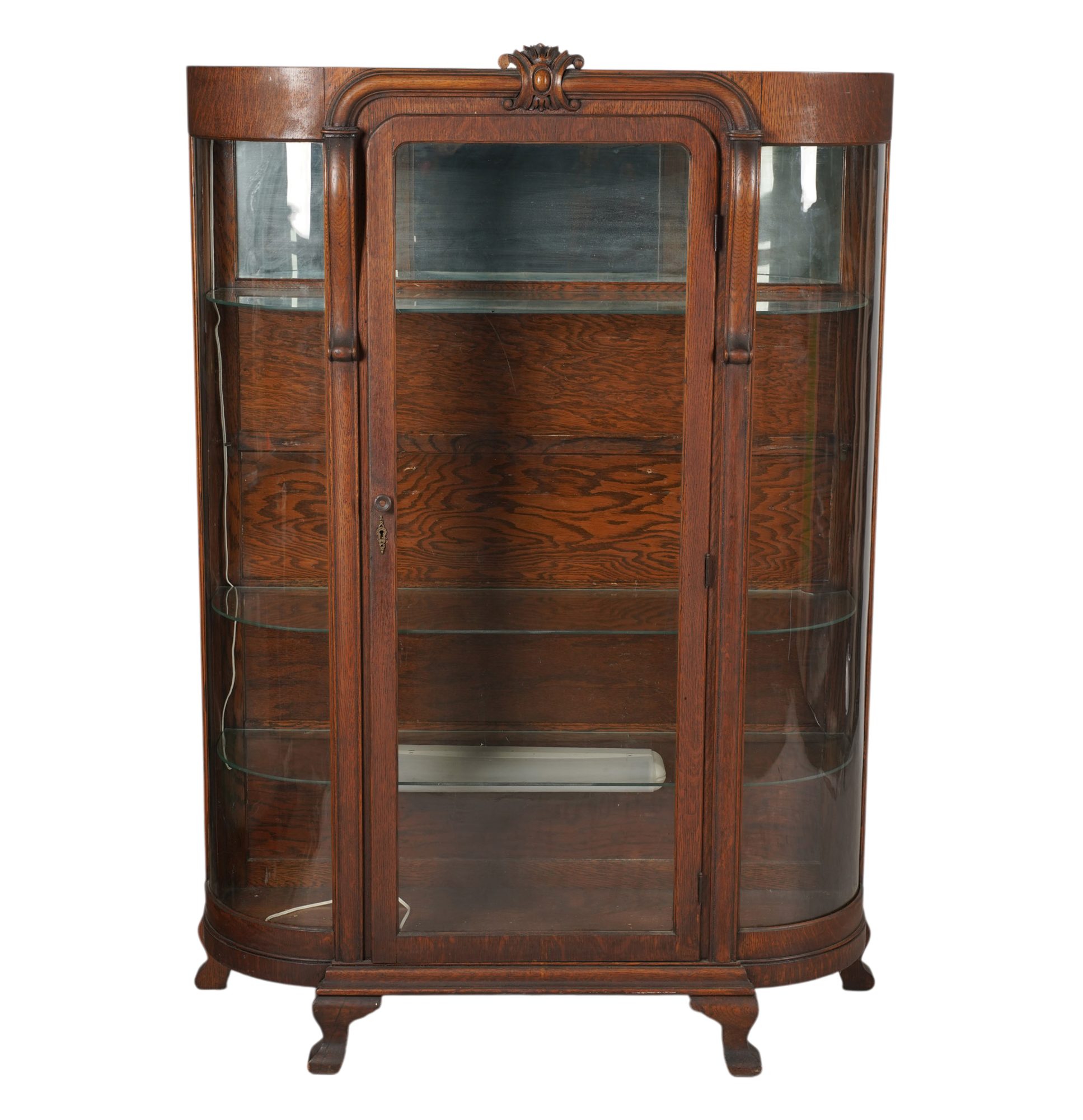 Oak Display Cabinet