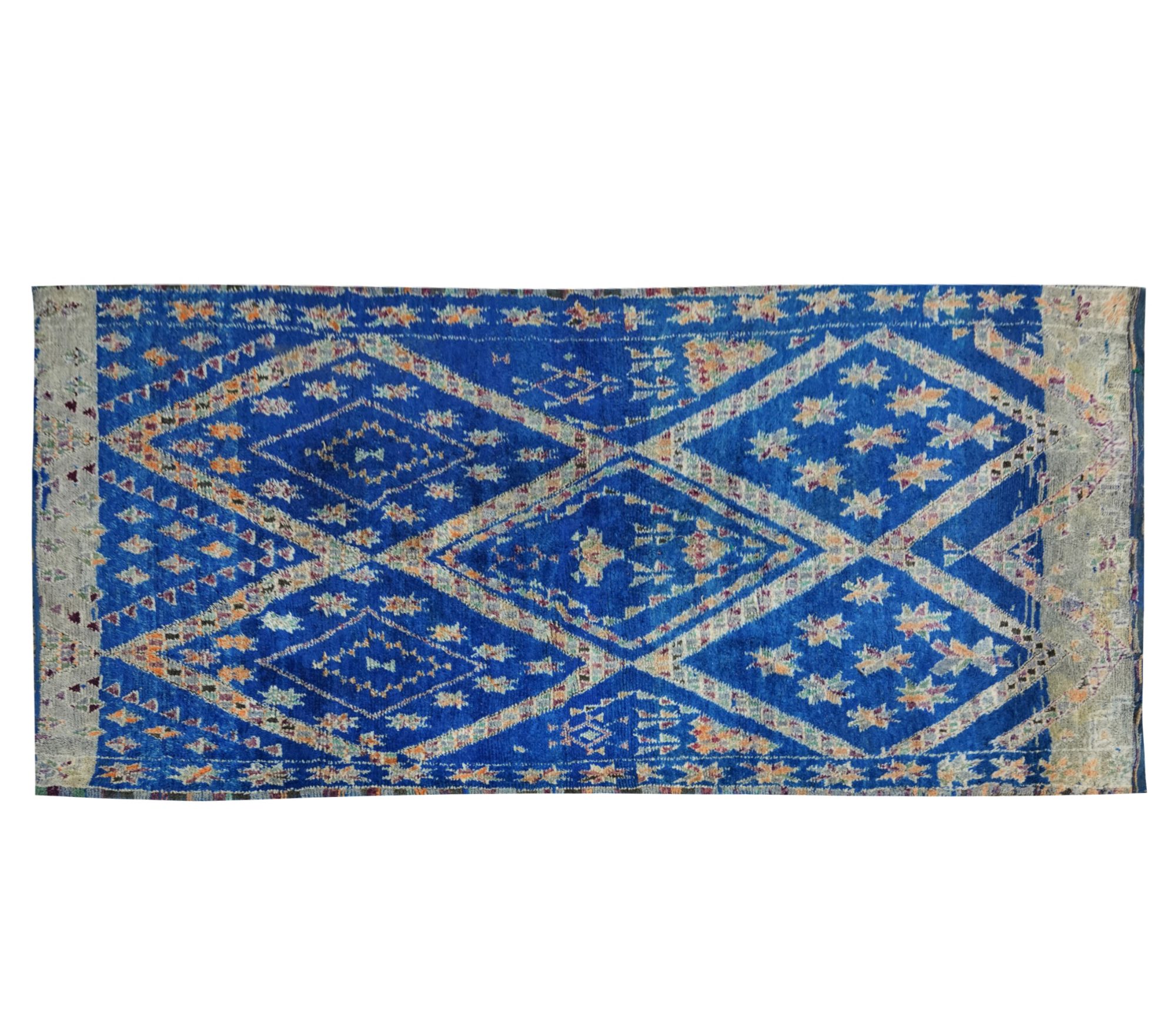 Moroccan Blue Berber Area Rug