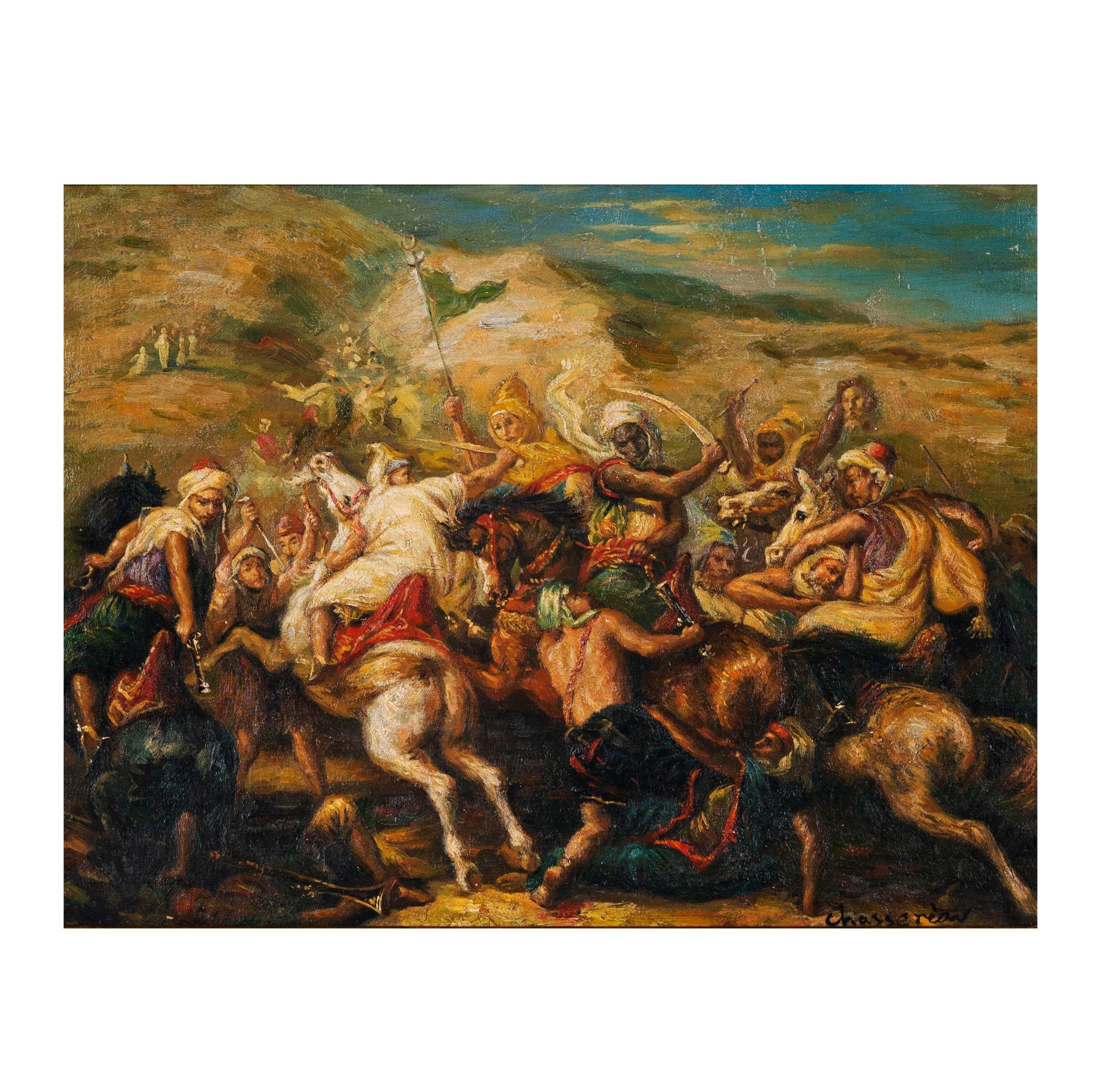 Theodore Chasseriau (1819-1856), Battle Scene