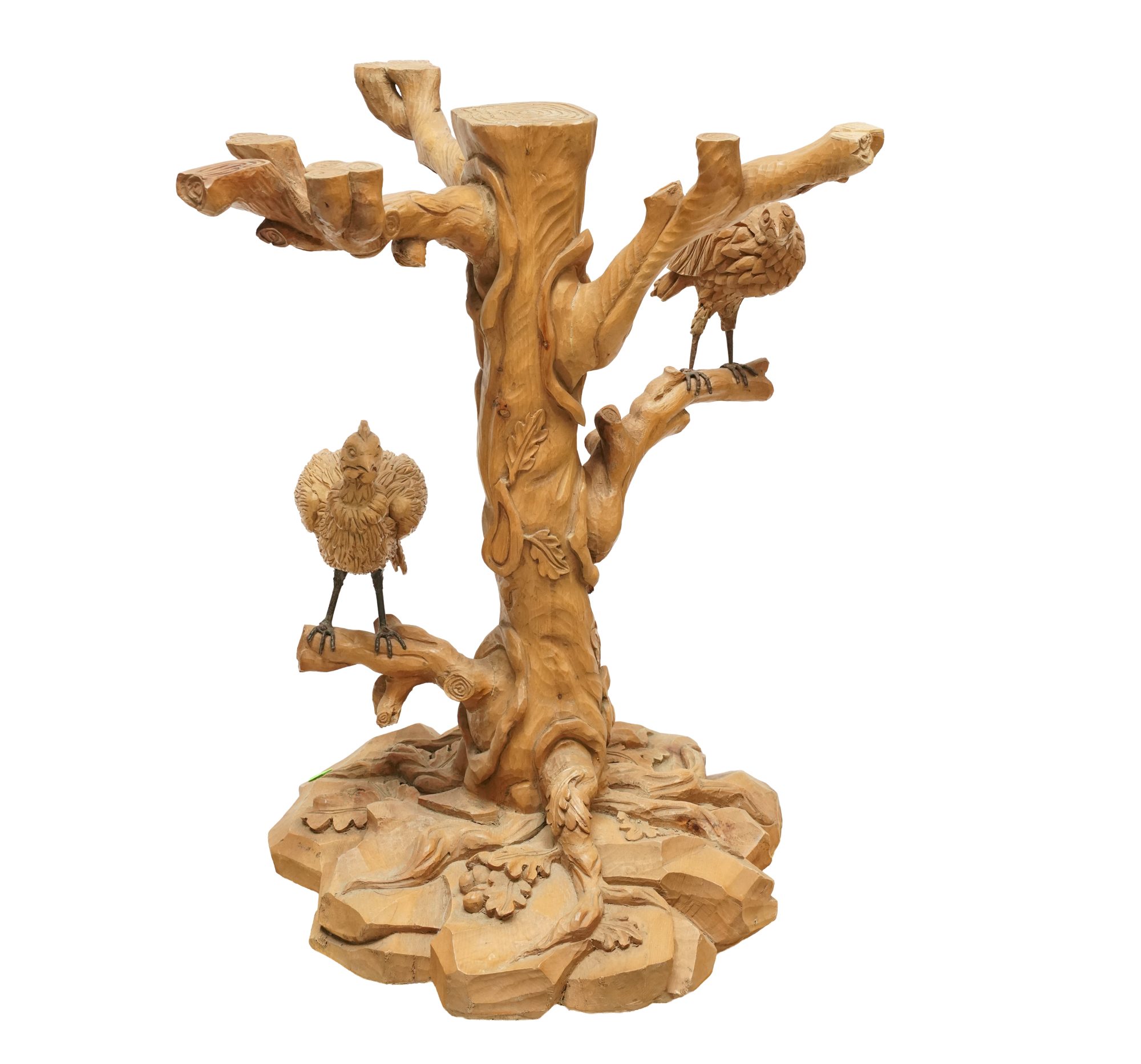 Carved Wood Table Base