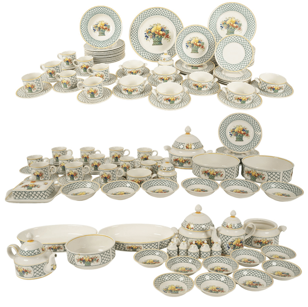 Villeroy & Boch "Basket" Dinner Service