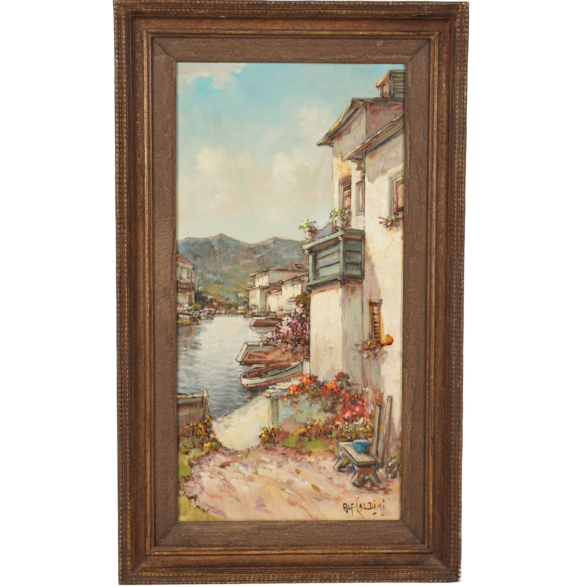 Alfredo Caldini, Italian, b. 1917, Mediterranean Vista