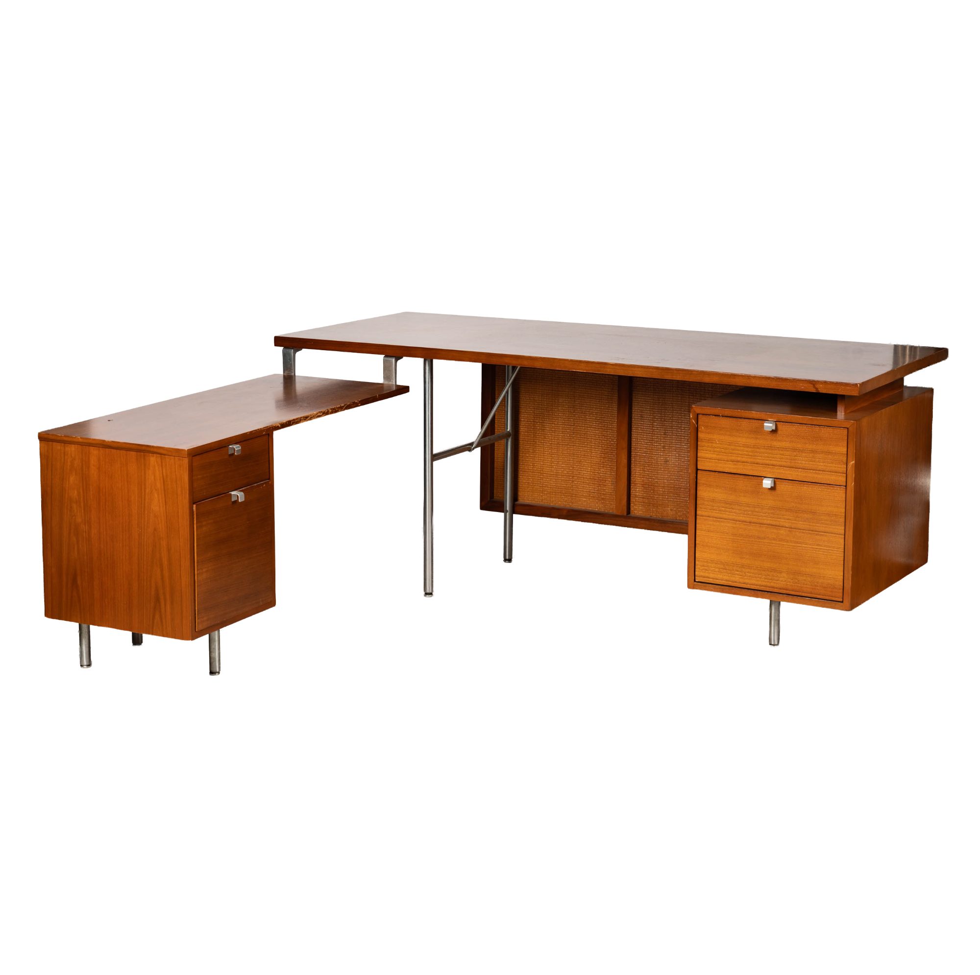 George Nelson Desk and Return