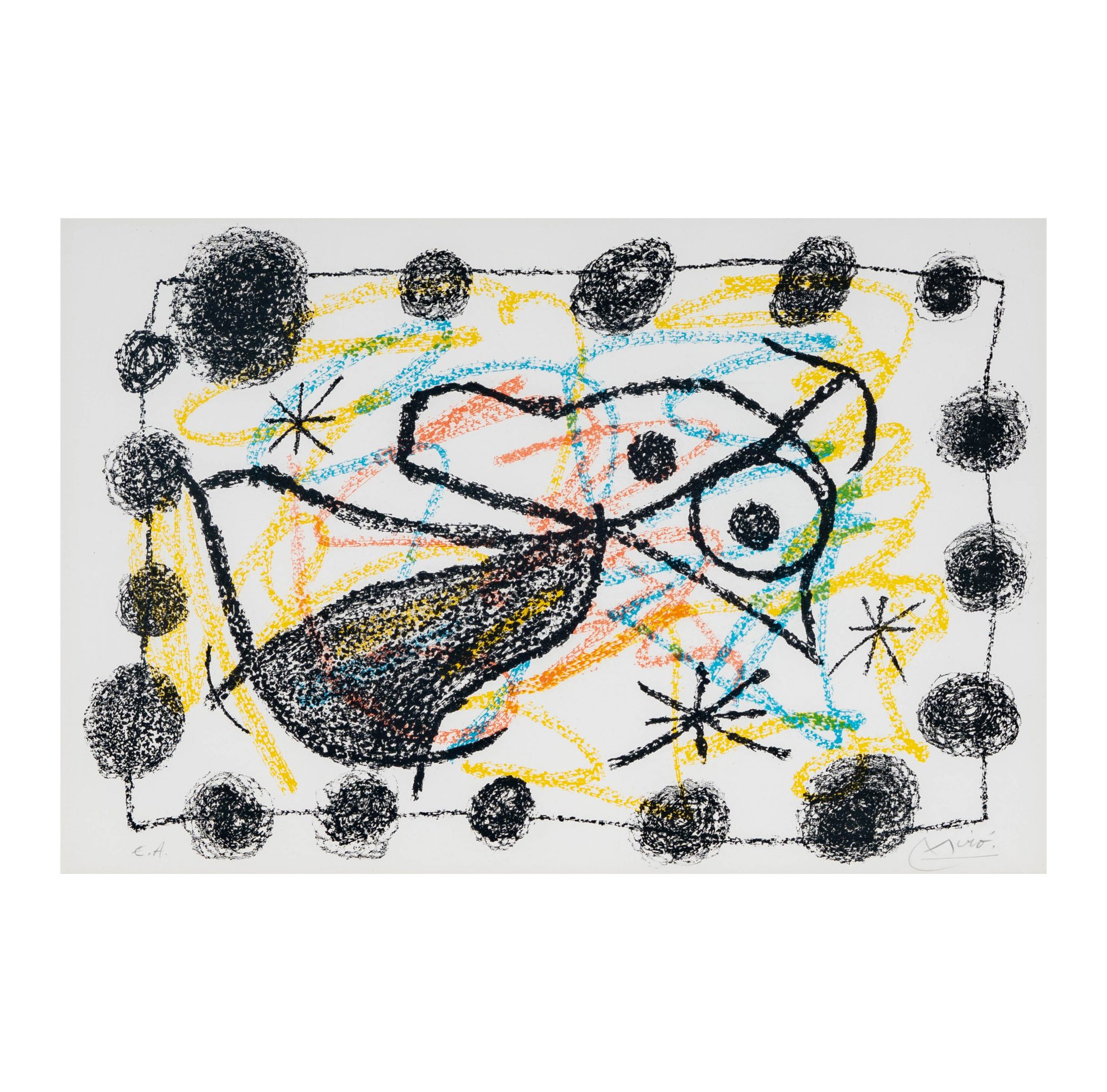 Joan Miro (1893-1983), from Bouquet de Reves Pour Neila