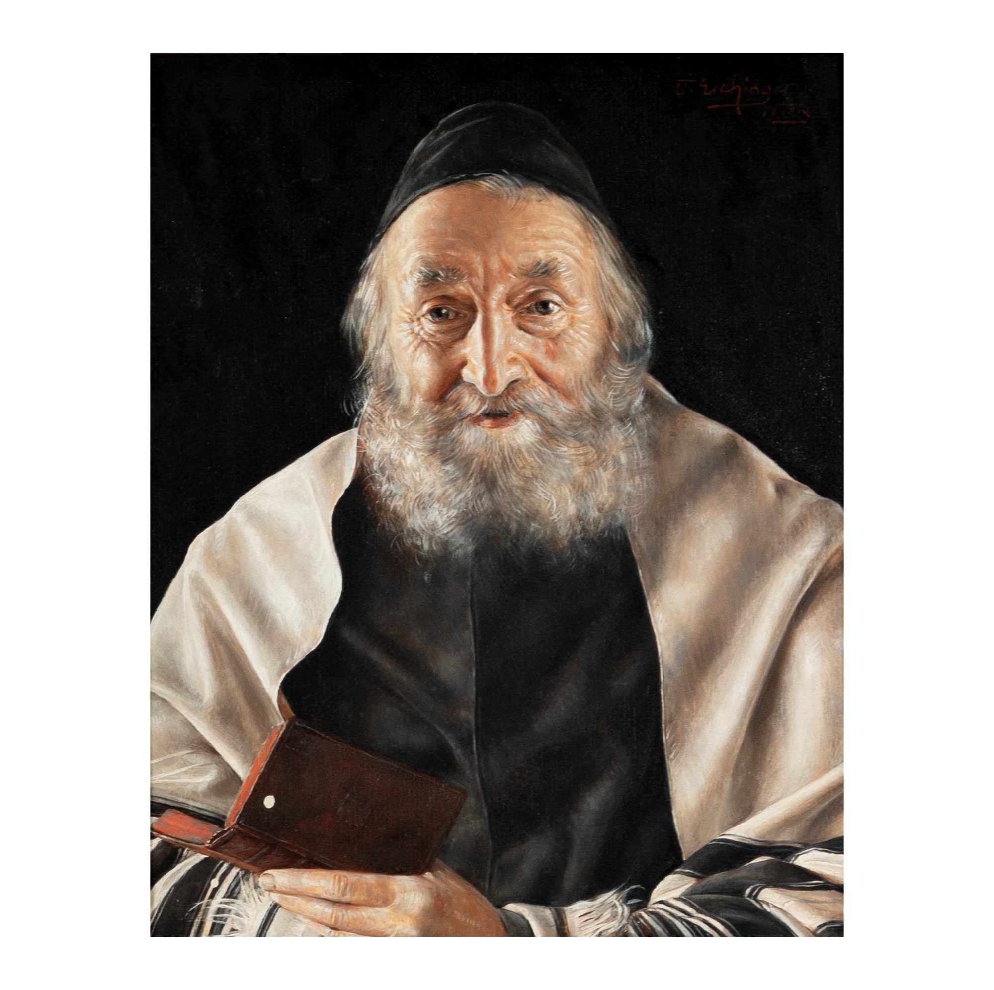 Otto Eichinger (1922-2004), Portrait of a Rabbi